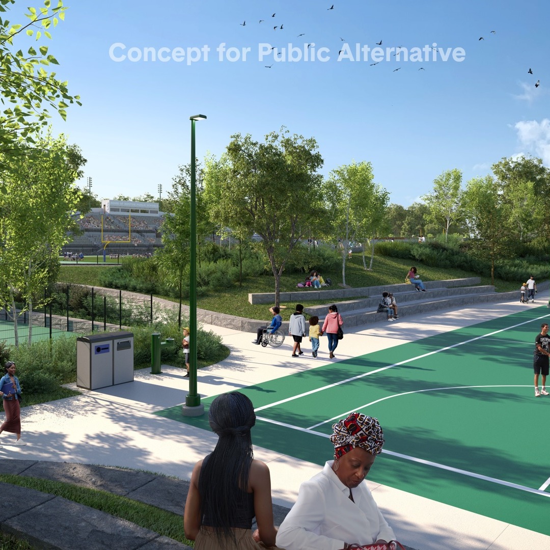 TONIGHT AT 6:30: Join usat Dorchester's Lena Park Community Center for a neighborhood discussion on the plans for White Stadium in Franklin Park. This is a space for community conversation and questions, and to learn more about the recently unveiled Public Stadium Alternative.
Can't join in-person? Support their advocacy from afar with a donation to the Defenders' GoFundMe at the link in our bio.