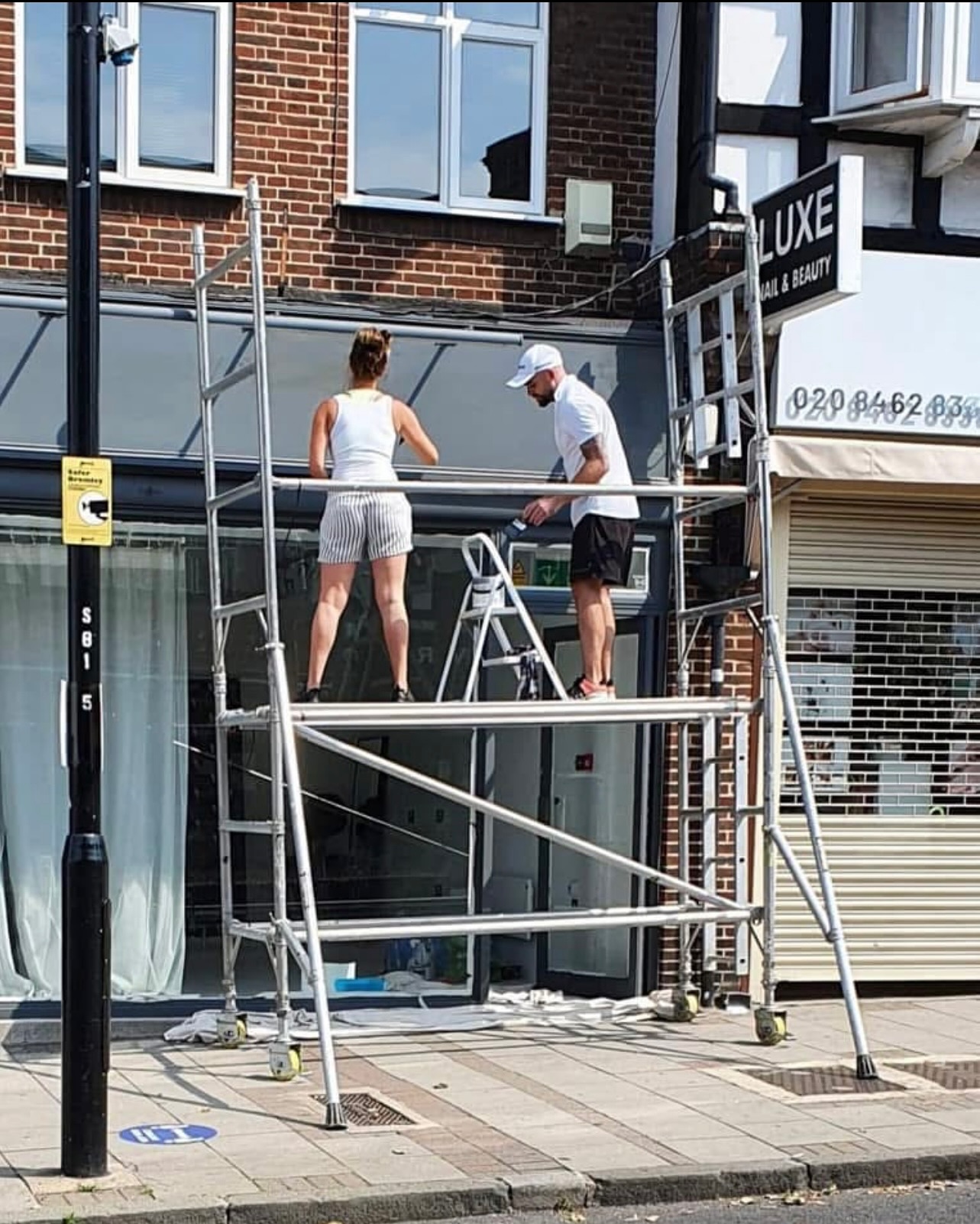 .
5 years since we got the keys to our clinic! A few photos from where it all began.
Yes thatâs me up the scaffolding just 2 months after giving birth to our baby girl. Itâs a large space with multiple treatment rooms so we had a lot of work to do inside and out, which included renovating the whole shop.
Picture 3 gives a little insight as to how it looked when we took it on (spot our tiny Rémi in the baby carrier)!
Fast forward to today & we are lucky to have a busy clinic including 3 other businesses renting our treatment rooms.
Running your own businesses & clinic is by no means easy (especially when youâre in a relationship with eachother!!) but we are so proud of what we have created & we are extremely grateful to all our clients over the last 5 years, your happiness makes this all worth while.
Weâre so excited to see what the future holds for @appearnatural & @appearnatural.aesthetics âŠ. starting with a little refresh coming soon!
ð«¶ðŒ