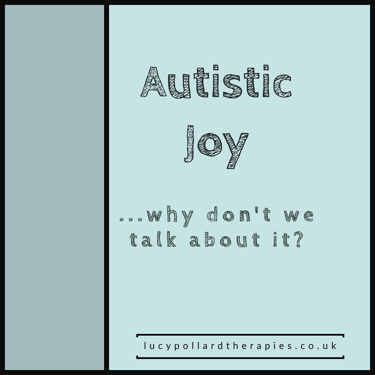 Here’s a lovely study into something that is rarely explored in academia…
“Experiences of Autistic Joy” (2025) by Elliot Wassell from Disability & Society.
🩵🩵🩵🩵🩵🩵🩵🩵🩵🩵🩵🩵🩵🩵🩵🩵🩵
This is an autistic-led qualitative study. It explores how autistic adults experience joy. It challenges the common deficit focused narratives around autism. What did it find?
A majority of participants reported experiencing joy regularly. Many expressed that being autistic itself contributes positively to their moments of happiness.
What brings joy?
🩵Getting lost in sensory flow, like music or nature
🩵Passionate interests and deep focus
🩵Sensory pleasures in colour, sound and texture
🩵The comfort of routine and repetition
🩵Quiet spaces where you can be yourself without masking
The barriers were mostly social or environmental, not neurological. Overwhelming environments and pressure to mask can block joy.
Although I enjoyed reading this study hugely, there are a few issues to point out:
❤️🩹It only included autistic people who were able to speak about their experiences. This leaves out non-speaking autistic people or those with higher support needs, who may experience joy differently.
❤️🩹The voices of those who are less connected, less resourced, or less confident in identifying as autistic might be under-represented.
❤️🩹Gender, race, class, disability and sexuality all shape autistic experience. Joy linked to stimming may feel safer to express for some groups than others. Marginalised autistic people (e.g., autistic people of colour, LGBTQ+ autistics, autistic people in poverty) may experience additional barriers to joy which are not captured here.
Witnessing autistic joy is one of the great privileges of my job as a speech and language therapist. How do you experience joy? Let me know in the comments. I’d love to read them…
Lucy Pollard Therapies