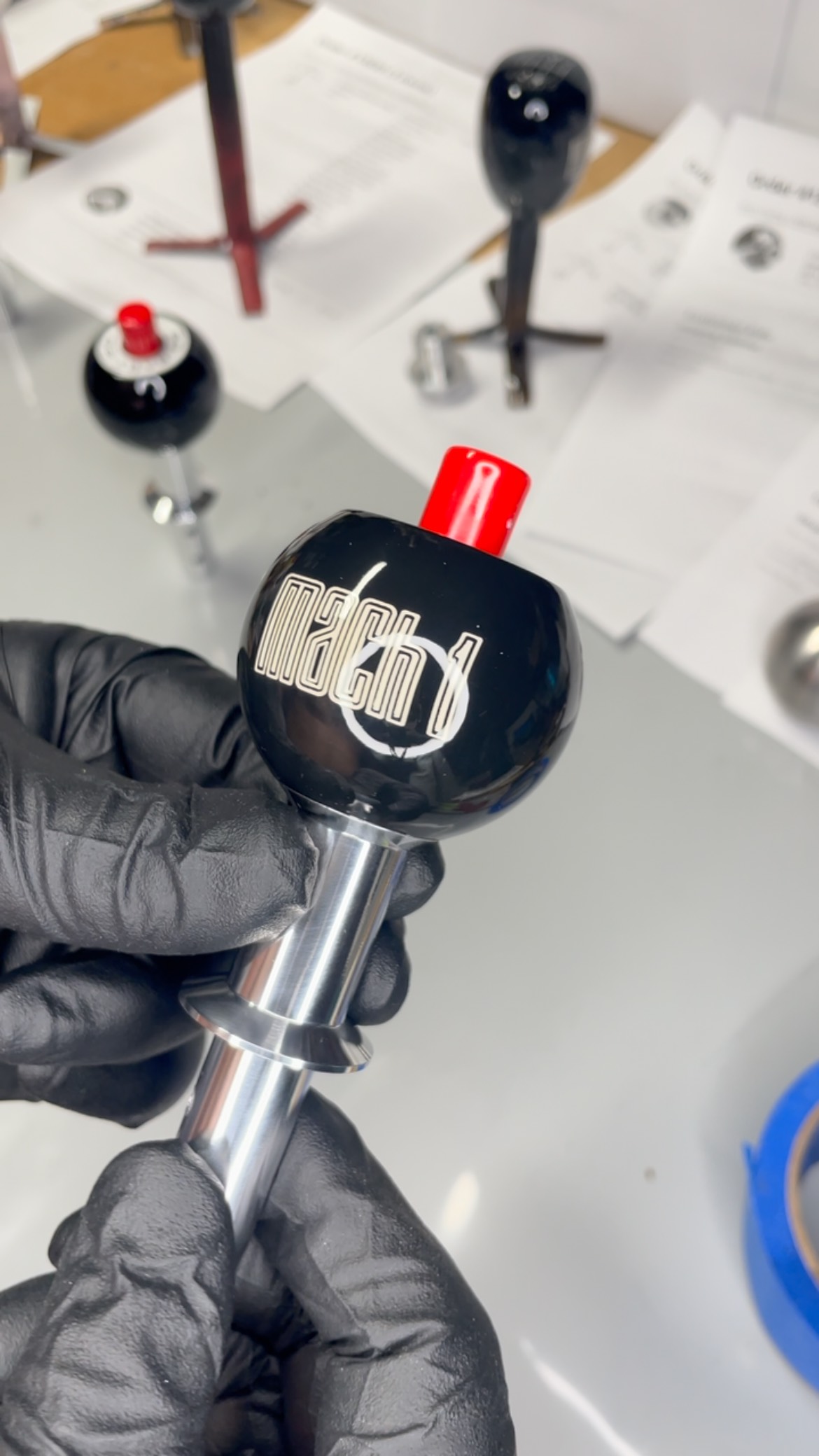 Some custom Go—Baby-Go shift knob with MACH 1 engraving on sides. What do you think?
#gobabygo #mustang #gonein60seconds #shiftknob #wmgarage #shifter #engraving #custom