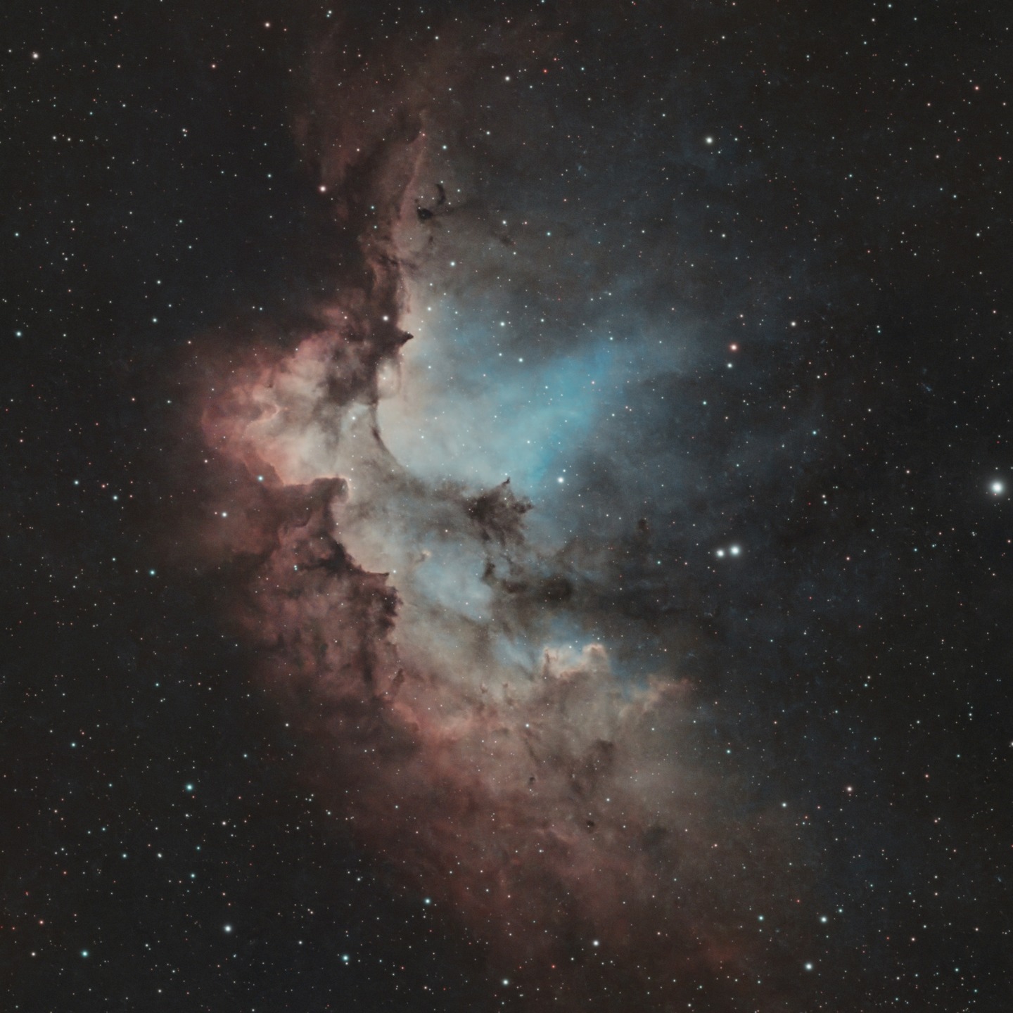 The NGC730 Wizard Nebula. I think I can see a wizard... 🧙🏻😀. #astrophotography #zwo