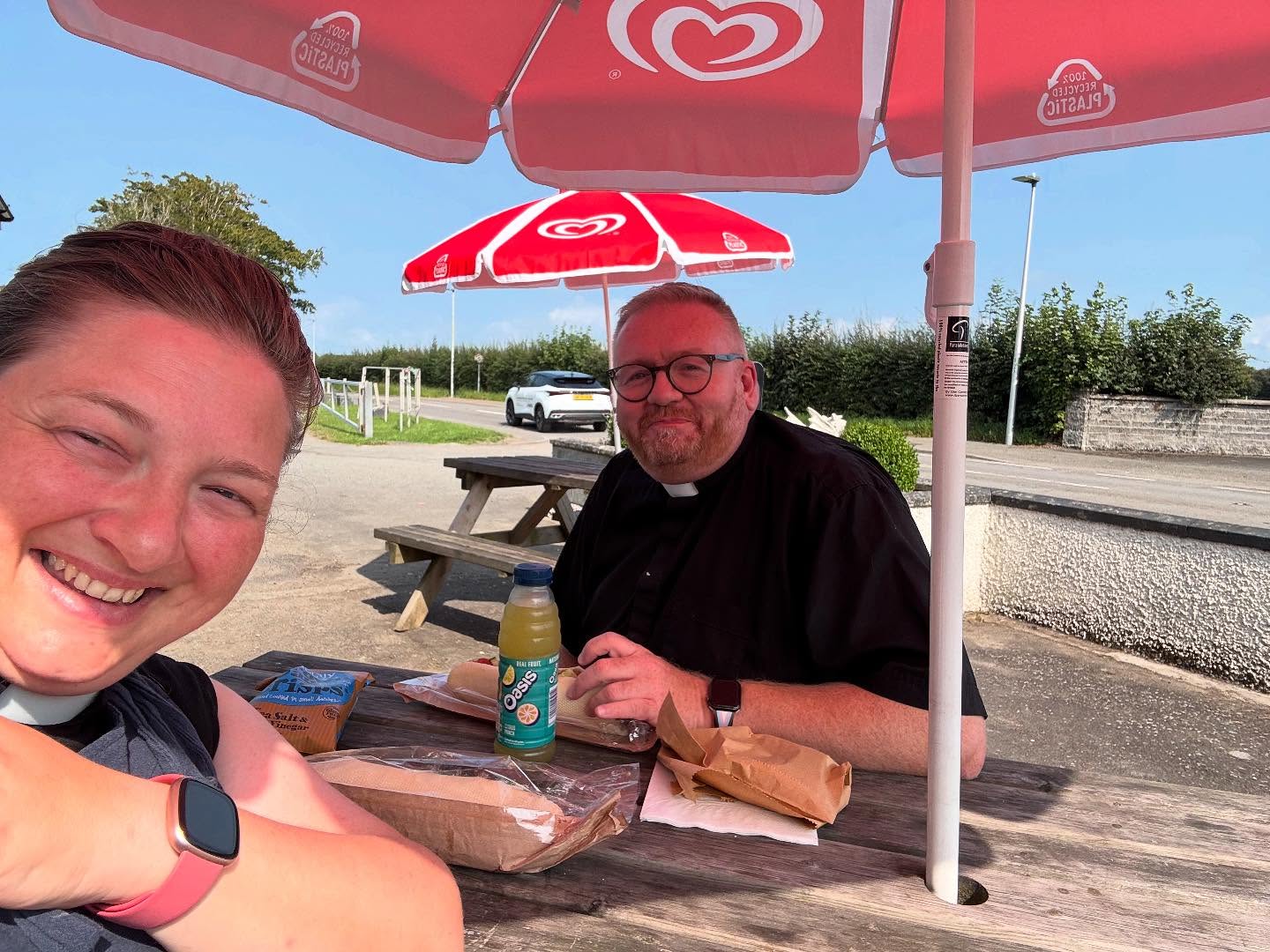 Another road trip delivering flyers and posters for the freedom festival… food needed!!