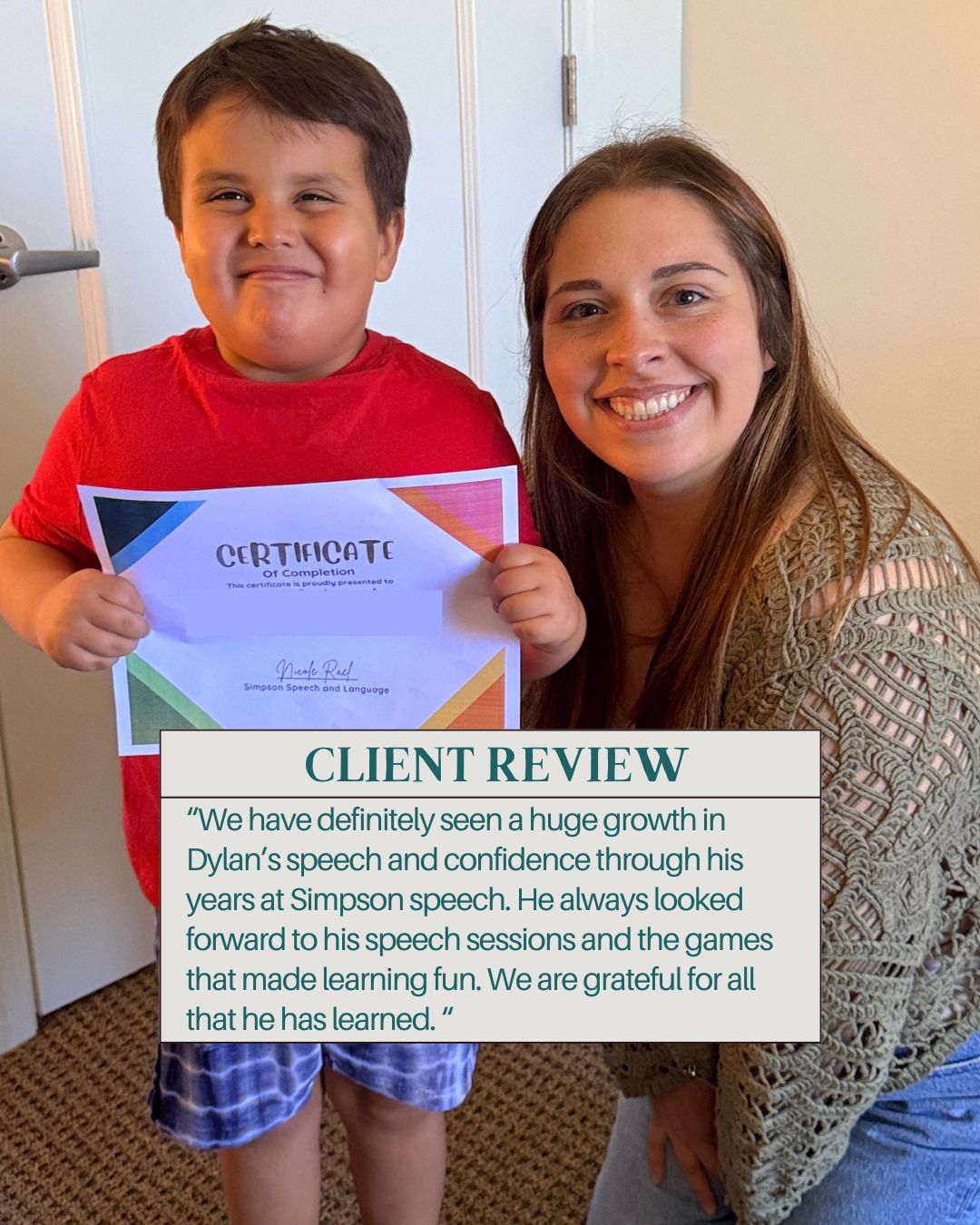 We’ve watched this client's dedication, courage, and hard work shine every step of the way. We are beyond proud and inspired by his journey and all he’s accomplished!
*posted with parent permission* #slp #slpa #speechandlanguagetherapy #fresnospeechtherapy