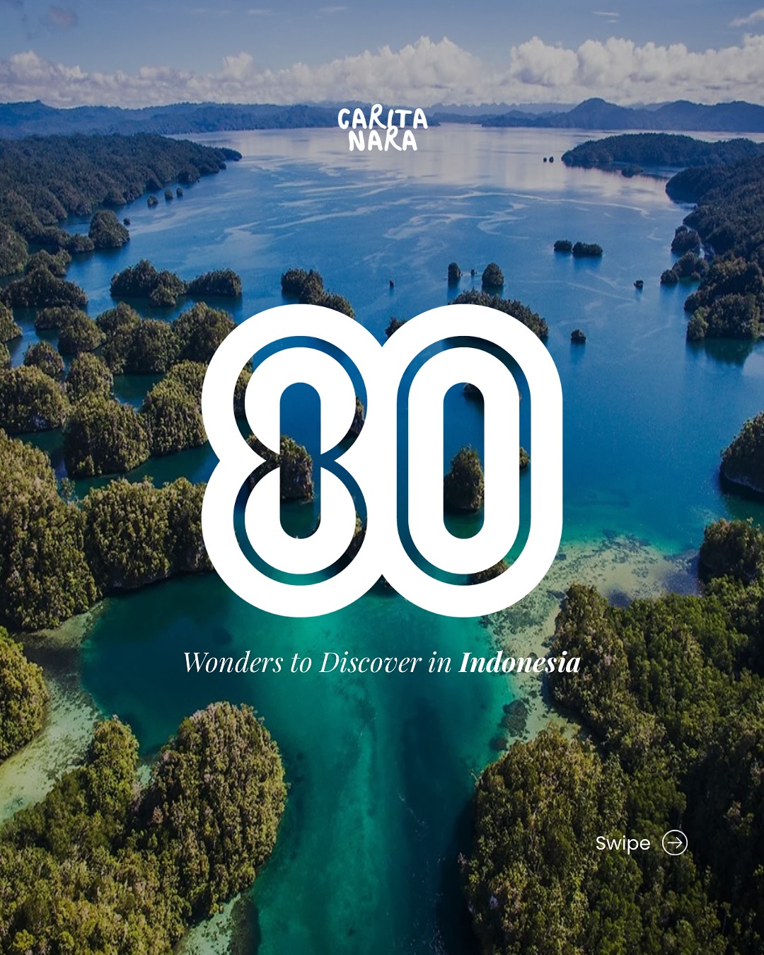 80 Wonders to Discover in Indonesia
Indonesia is more than just Bali. From the cultural heritage of Java, the volcanic landscapes of Sumatra, the untouched beauty of Papua, to the marine paradise of Maluku, every island tells a different story.
To celebrate Independence Day, Carita Nara presents 80 must-visit destinations across the archipelago – a curated list that blends natural wonders, cultural gems, and hidden treasures waiting to be explored.
Whether you dream of diving in Raja Ampat, hiking Mount Rinjani, wandering through Borobudur Temple, or relaxing on the white sands of Komodo’s Pink Beach, Indonesia offers endless adventures for every kind of traveler.
Now is the perfect time to rediscover the beauty of our nation.
Which destination will you explore next? comment below!
#IndependenceDay #KemerdekaanIndonesia #80Indonesia #WonderfulIndonesia #TravelIndonesia #IndonesiaDestinations #ExploreIndonesia #IndonesiaTourism #VisitIndonesia #DiscoverIndonesia #HiddenGemsIndonesia #IndonesiaTravelGuide
