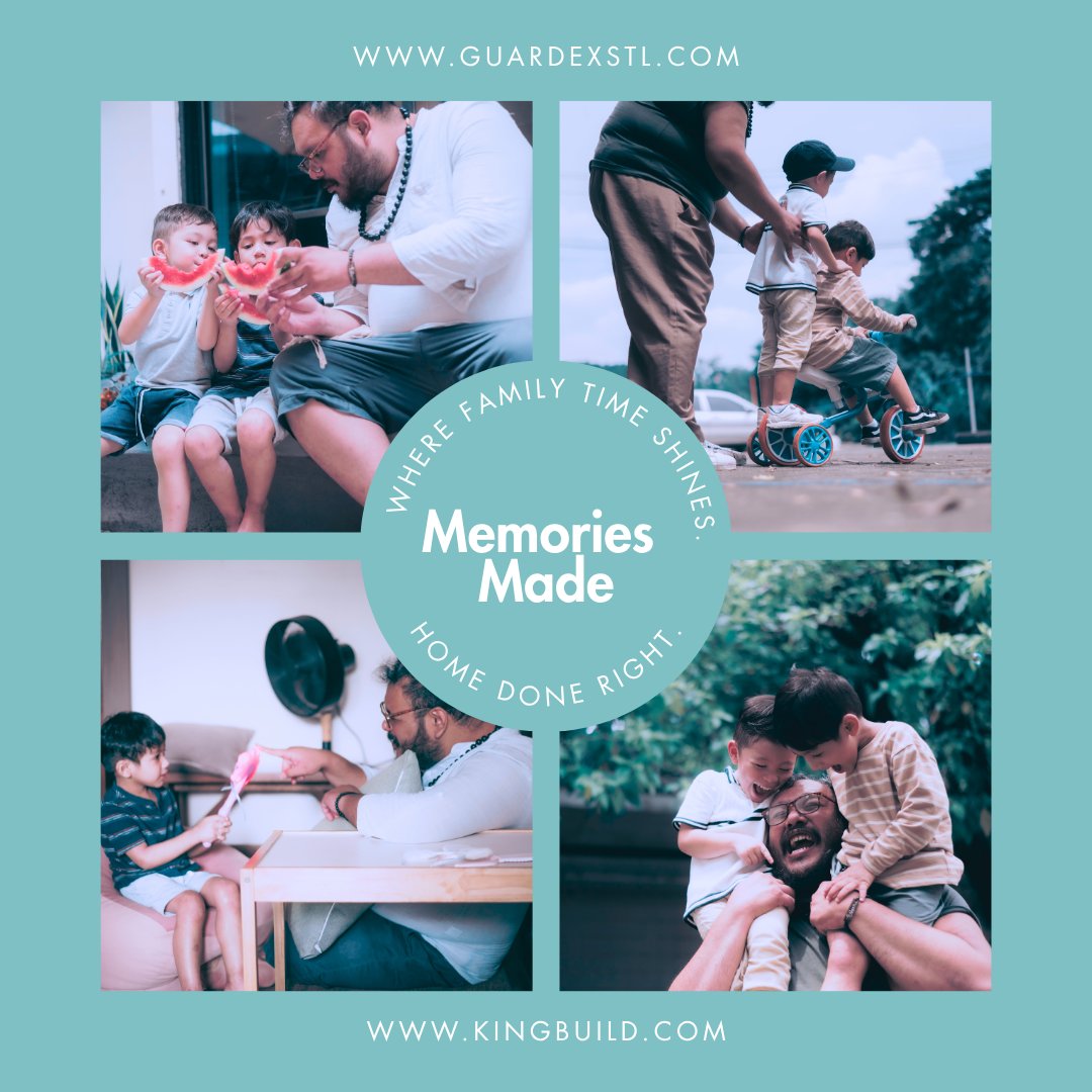 Evening bike rides. Watermelon on the porch.
A home made for the moments you never want to outgrow!
Kingdom Builders builds it. GuardEx keeps it strong. #GuardEx #KingdomBuilders