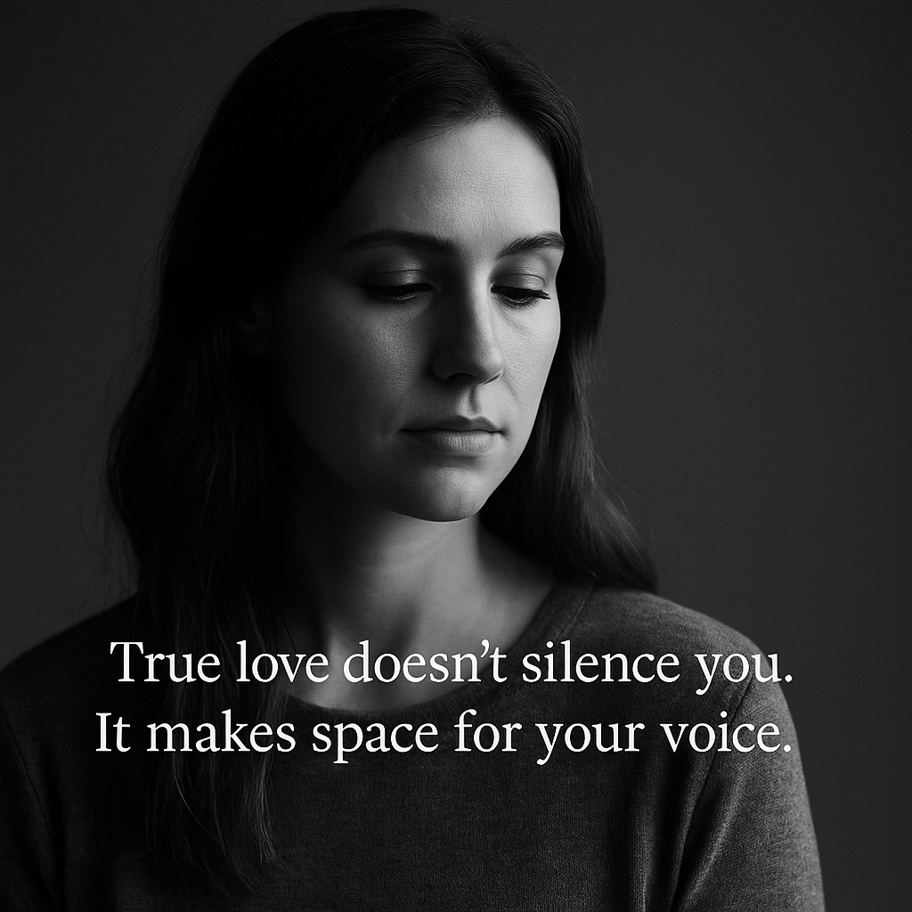 Abuse teaches you to go quiet.
To bite your tongue.
To stop sharing what you feel — because every word gets twisted or used against you.
But silence is not love.
Control is not care.
True love never asks you to shrink.
It doesn’t punish your opinions or belittle your thoughts.
It doesn’t silence you — it invites you to speak.
The right person will want to know what’s on your mind.
They’ll value your perspective, even when you disagree.
They’ll make space for your truth, not erase it.
You deserve that kind of love — the kind that grows with your voice, not by taking it away.
Never let anyone dim your thoughts, your words, or your fire again.
The right love will never need you silent.
#becomingunbroken #yourvoicematters #healingafterabuse #trueloveencourages #emotionalabuseawareness #healthylove #youdeservebetter