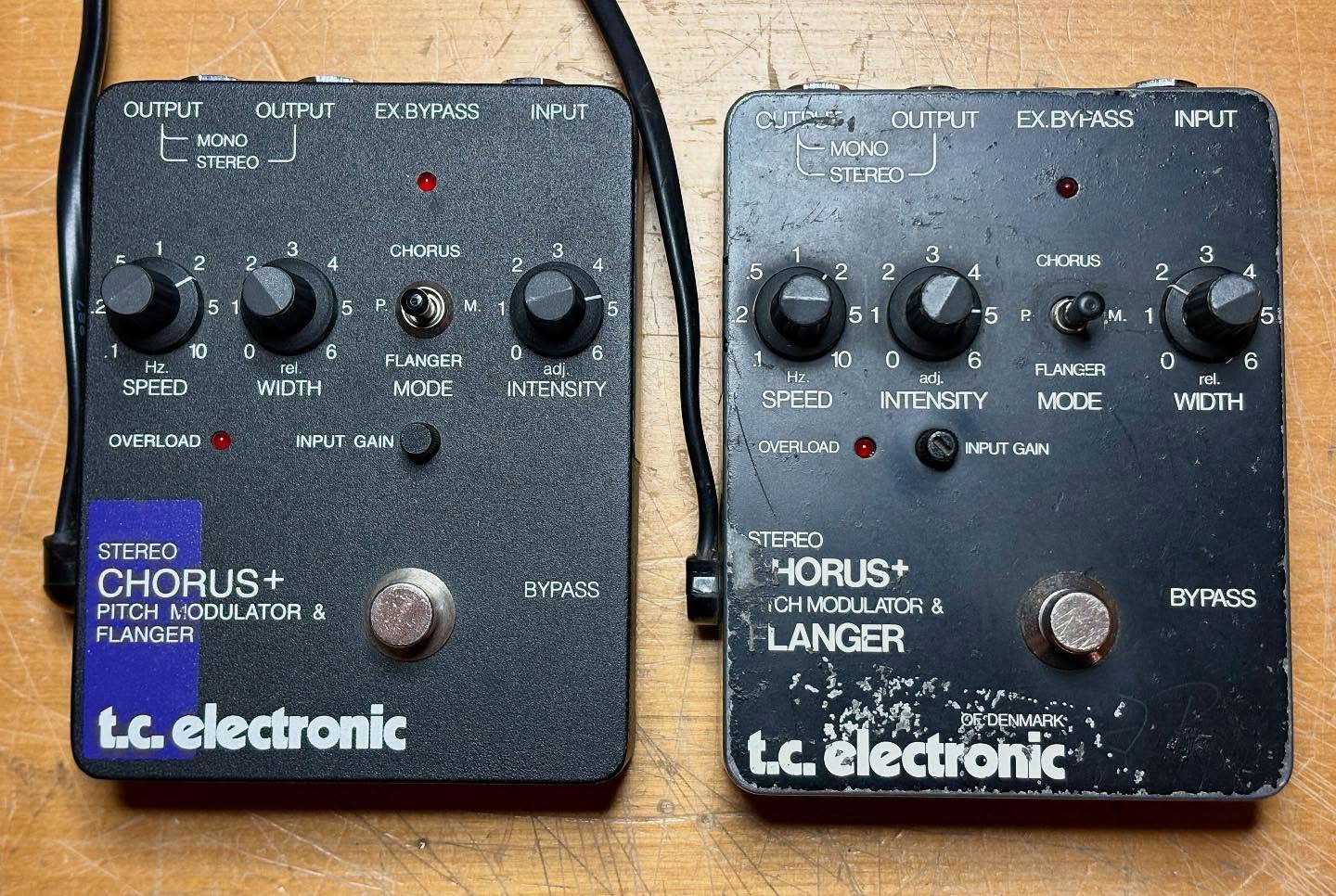 Vintage-Charme trifft Midlife-Crisis :-) #choruspedal #tcelectronic #vintage