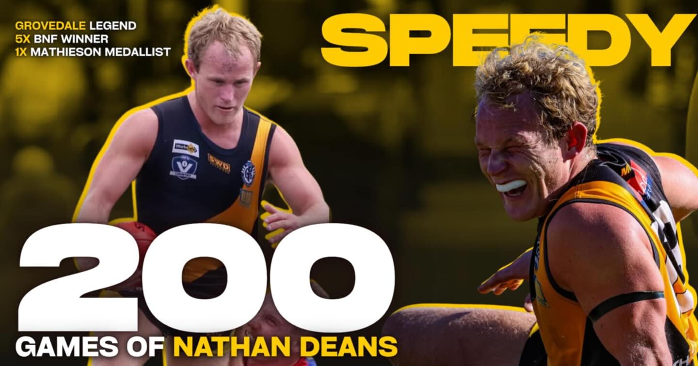 No words necessary #GrovedaleLegend!!