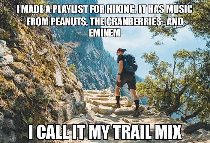 😆😩
All kidding aside, there are beautiful trails to hike around here! The Paul Bunyan State Forest is just a few minutes north of us, the North Country trail is near, and Itasca State Park is only a 30 minute drive. Camp on, campers!🎒🌲