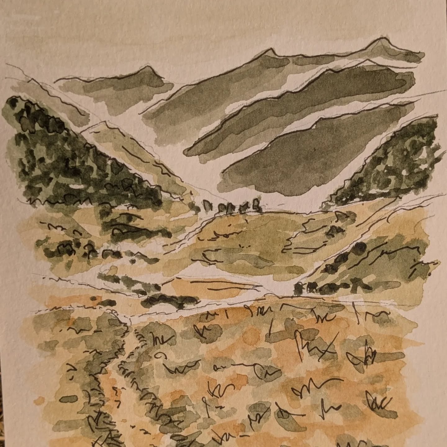 JV09 - Grand Tour Ariégeois
Fredenrech - Uchentein - Bordes sur lez
Dernier jour de rando
Je termine en solo ce dernier jour de marche dans l'arrière pays montagneux dirons-nous. J'ai suivi le GRP tour de Biros dans une atmosphère nébuleuse : le soleil était orangé toute la journée avec un ciel un peu voilé. Ajoutez à cela la sécheresse des derniers temps avec déjà beaucoup de feuillus jaunis, on se croyait déjà à l'automne !
C'était sympa d'être en "arrière-plan" et de pouvoir visualiser, face à moi, mon parcours de ces derniers jours : j'ai pu longuement contempler les enchaînements de chaînes de montagnes/vallées de l'Ariège, étroites & parallèles les unes aux autres.
Même pas de vilain Patou pour le denier jour, c'était donc relax !
Je passe qq beaux hameaux dont celui de Uchentein et j'atterris à Bordes sur Lez où j'attends les amis qui m'hébergeront ce soir !
Le bilan/debrief global sera pour demain !