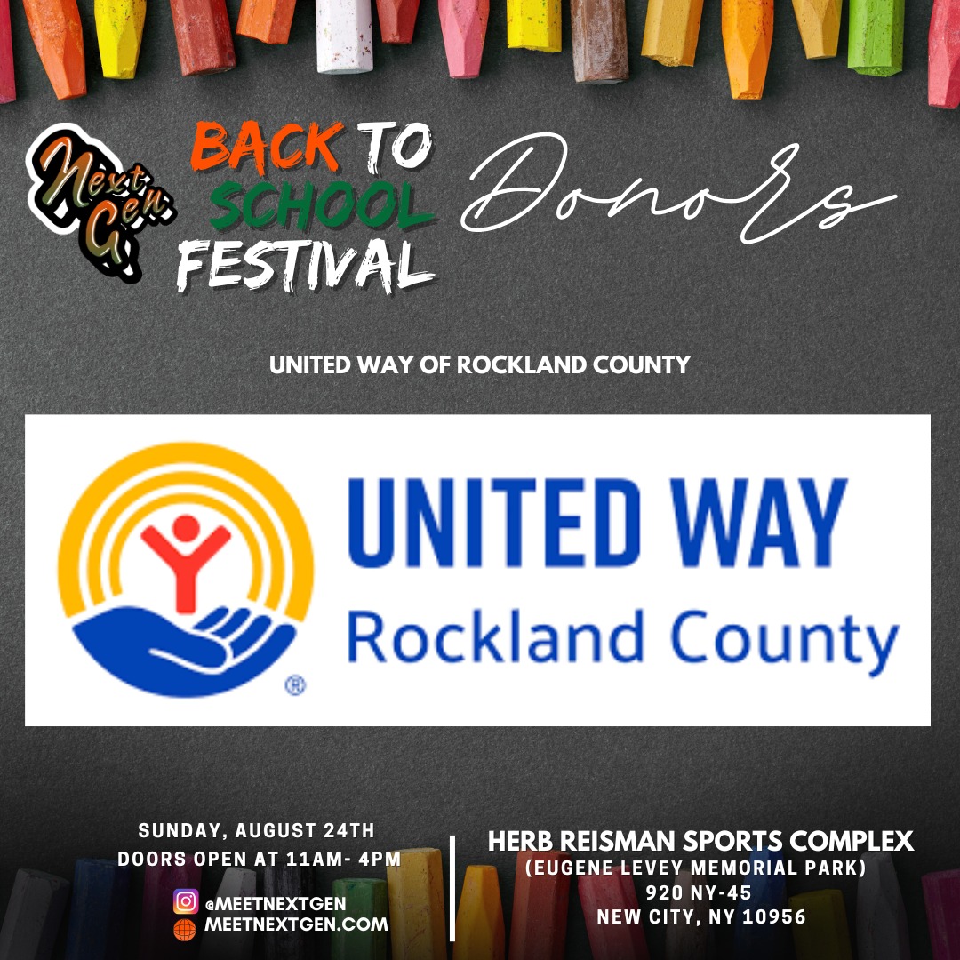 Join us for the Meet Next Gen: Back to School Festival!
Get ready for an amazing day filled with fun, giveaways, and exciting activities! Bring your family and friends, wear your college gear, and don’t miss out on the basketball tournament, open mic, and more.
🗓 Date: Sunday, August 24th, 2025
🕚 Time: 11AM - 4PM (Rain or Shine)
📍 Location: Herb Reisman Sport Complex (Eugene Levey Park) 420 Route 45, New City, NY 10956
💲 Free Admission!
We can’t wait to see you there! 🎈✨