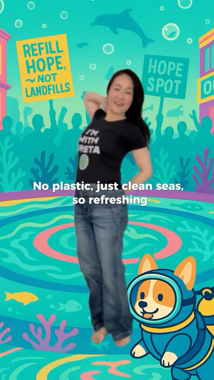 🌊✨ No plastic, just clean seas, so refreshing ✨🌊
From @kpopdemonhuntersnetflix vibes to Saja Boys’ Soda Pop beat, Alma’s dance challenge turns joy into action 💃🐾
Every move says: skip the plastic, save the ocean, keep the fizz of life alive 🐠🪸
Check out the latest blog on our link in bio & take action because as one of our fave orgs @kpop4planet says: there’s no K-Pop on a dead planet 🎶
