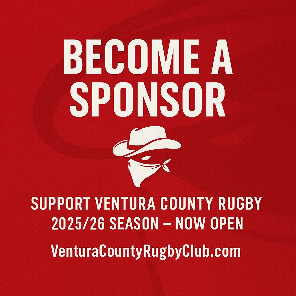 Are you a business owner or know a business that’s looking to sponsor a local non profit team? Well look no further than the Ventura County Outlaws!! We are officially looking for Sponsors for our upcoming 2025/2026 season.
We offer a wide variety of sponsorship packages, ranging from displaying your company’s logos on game jerseys, warmup shirts, and banners to your logos being on the team’s official website, e-mail newsletters, social media accounts, and official Outlaws merchandise.
If you are interested in becoming a sponsor, need additional information regarding sponsorships or other sponsorship opportunities, please send an e-mail to president@venturacountyrugbyclub.com or send us a DM!
We hope to have your business join the team for the 2025/2026 season!
We R!!
Ventura County Rugby Club is non-profit 501(c)(3) and are self funded through player dues, fundraisers and business sponsorship