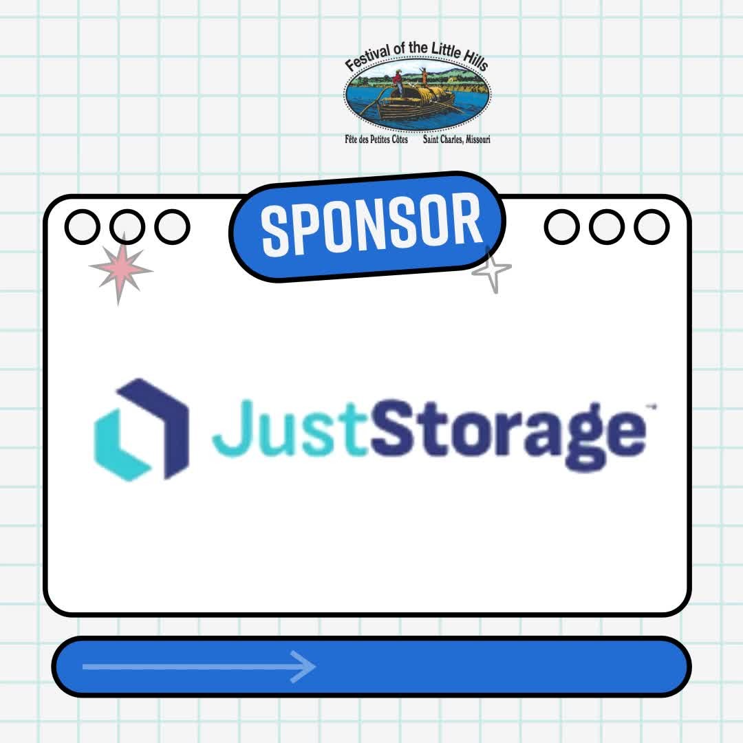 Thank you, Just Storage, for your continued support of the Festival of the Little Hills. We’re grateful for your partnership year after year! https://bit.ly/4lioMrT
August 15-17, 2025
www.festivalofthelittlehills.com
#festivalofthelittlehills #stcharles #missouri, #crafts #food #artfestival #craftfestival