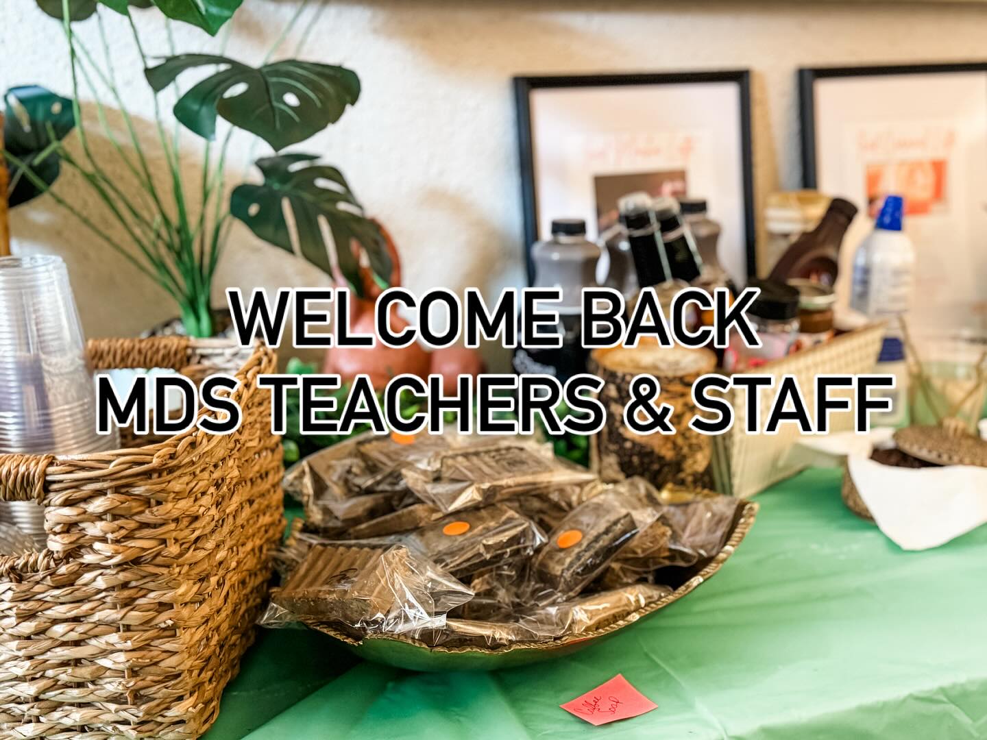 🎉 The teachers are back! A huge thank you to the MDS families and First United Methodist Church for helping us show some love to our teachers on their first day back. MDS families, your support during our Coffee Spirit Days this summer made this Teacher Appreciation event possible, and we truly appreciate it! Here’s to a fantastic year ahead! 🌟