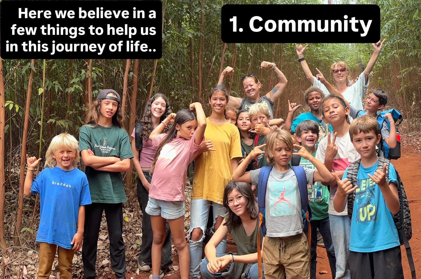 What makes Pono Outdoor Program so special? *there is so much to express*
At Pono, we believe that learning isn’t confined to four walls—it’s an experience of life itself. Every day, our keiki step into a world where:
🌿 Community comes first
🤝 Inspired friendships are built naturally
😊 Genuine happiness flows from connection
🙏 Respect is practiced, not preached
👀 Observation becomes a superpower
🌌 Deeper meaning is discovered in the little things
💫 Authentic connections thrive
🌍 Unity grounds us
🔥 Risk teaches resilience
🪞 Integrity shapes choices
💪 Confidence grows with every step
🎯 Focused but playful is our rhythm
👫 Cross-age community helps us learn from one another
📚 Education is everywhere—in every tree, tide, and breath of fresh air
We make thousands of choices every single day—each one leading us down a unique path.
At Pono, we teach keiki what it means to choose with intention and with heart.
Being outdoors opens the window for awareness, for connection—to the ʻāina, the universe, and most importantly, to themselves.
We are not about rigid academics. We are child-led, and we, as kumu, are simply guides—walking beside them with love, understanding, and genuine authenticity. No pressure, just presence.
It’s not always easy. But with practice, our keiki grow confident in their awareness and in their ability to stand in their truth. They become strong, compassionate beings ready to face a chaotic world with balance, integrity, and aloha.
This is Pono. This is our why. Changing lives happens one choice at a time.
#ponooutdoorprogram #integrity #respect #humility #friendships #studentledlearning #unschooling #onechoiceatatime #lifehasmeaning #confidence #risingkeiki #standforourchildrensfutures