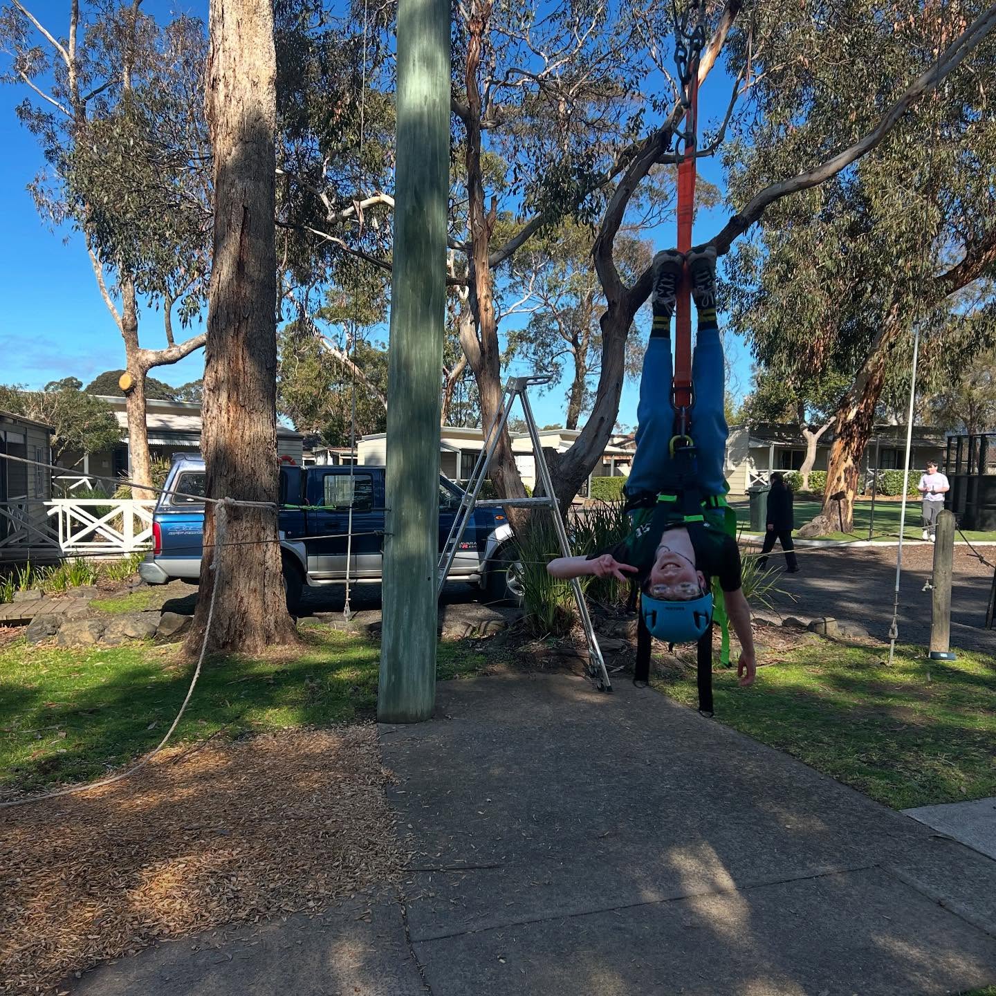Giant Swing!
Our 5/6 students challenged themselves on the giant swing — soaring high, pushing limits, and embracing the thrill!
#camp #phillipisland #giantswing