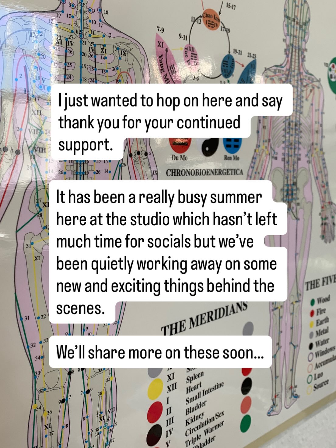 I hope you’ve all been having a wonderful summer.
I’ve been quiet on the socials, feeling the need to just be an invisible worker, do my thing and get on with things quietly. As a studio we’ve got a few exciting things in the pipeline though, including a new therapist offer coming this September. Keep an eye out for more info coming soon.