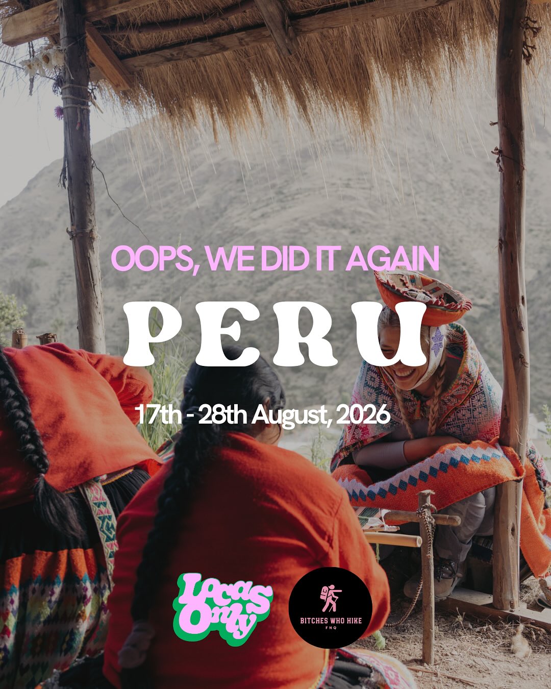 🤟🏽 PERU VOL II IS HERE 🤟🏽
Missed out on round one? We’re back for round two - but this time, with a heartful twist. 💚
We wanted to do something different. Something that gives back. On this 12-day adventure, we’ll still hike the Inca Trail, explore Rainbow Mountain, and soak in the Andes - but now, we’ll be staying at @lascasitasdelarcoiris, a social enterprise where every night supports the wellness, health, and hope of local children in the Sacred Valley @ninosarcoiris 🌈
Adventure with impact has never felt this good. 🏔️✨
What’s Included:
✺ 12 Days in Top-Quality Accommodations
✺ Stay at @lascasitasdelarcoiris (travel with purpose 💚)
✺ Inca Trail 4D/3N & Machu Picchu
✺ Rainbow Mountain Hiking & Mountain Biking
✺ Private Transport & Scenic Train Ride
✺ Yoga, Breathwork, Meditation & Sound Healing
✺ Gastronomic Experiences
✺ Cultural Workshops w/ Local Artisans
✺ Local Guides + Trip Leaders x @fernishha & @denikawyngaarden
✺ Locas Only x BWH Merch + Surprises
📅 17th - 28th August, 2026
💌 Limited to 12 spots—waitlist already rolling!
🇵🇪 Comment “PERU” to be the first to book!
When the universe gives you a second chance… take it! Spots run fast (last time we sold out in 48 hours 💙)