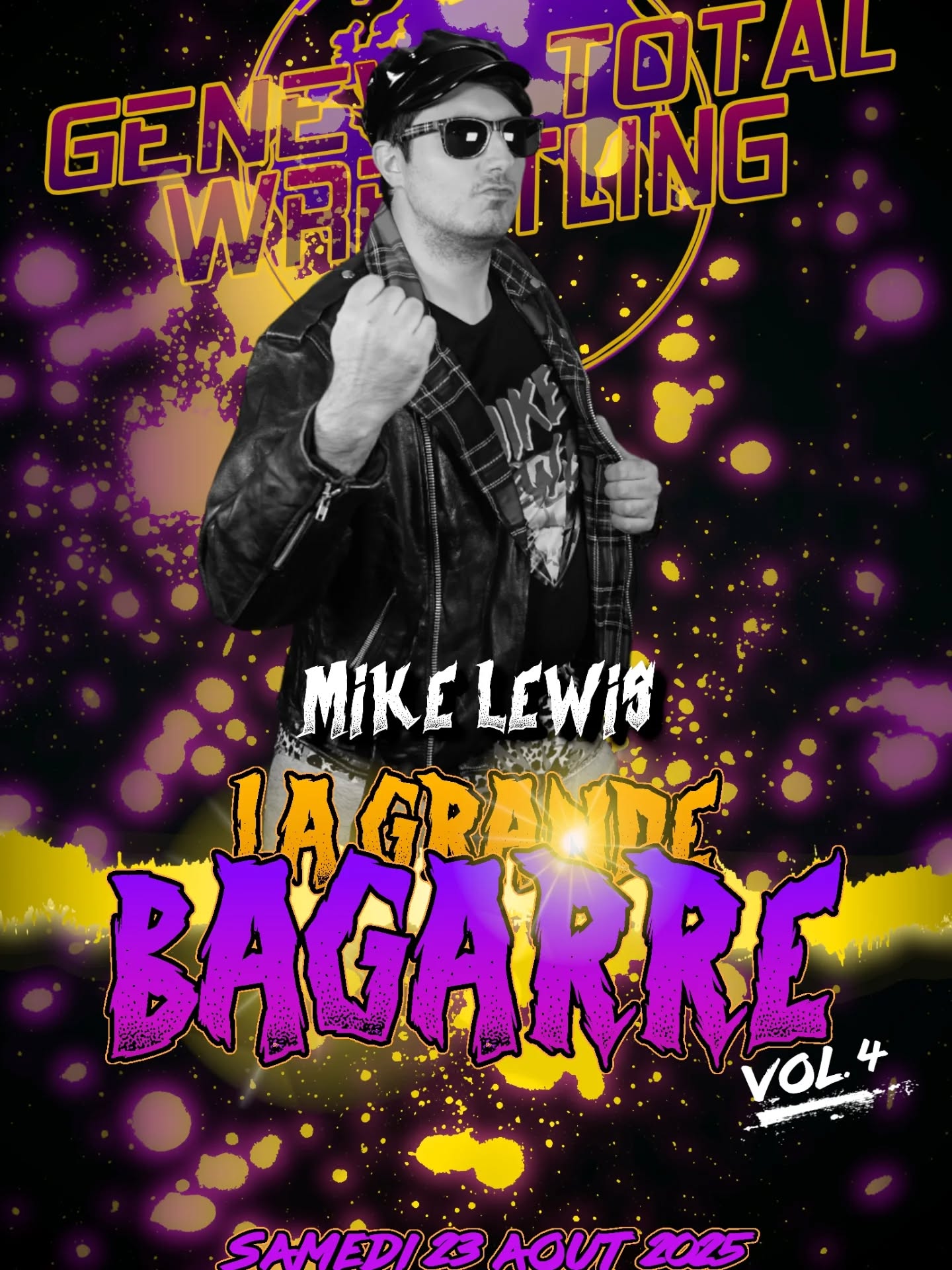 👊🏽 La Grande Bagarre Vol.4 👊🏽
Le BOSS du style, baby! 💎
Les plus longues jambes de Suisse débarquent sur le ring!
Boss autoproclamé de la GTW, Mike Lewis dirige le ring comme une salle de réunion : avec autorité, précision, et zéro place pour la contestation.
Ses jambes ? Des armes de destruction massive, capables de mettre KO à n’importe quelle distance. 🦵💥
Le 23 août à La Parfumerie, à La Grande Bagarre Vol.4, le BOSS n’est pas là pour discuter. Il vient signer des défaites.
📍@laparfgeneve
📆 Samedi 23 août
🎟️ GTW – Vous êtes virés.
💣 Tags de Bagarre :
#Geneva #GenevaTotalWrestling #MikeLewis #TheBoss #prowrestling #catch #wrestling #longlegs #fight #athlete #sports #strength #photooftheday #instagood #wwe #kick #power #GTW