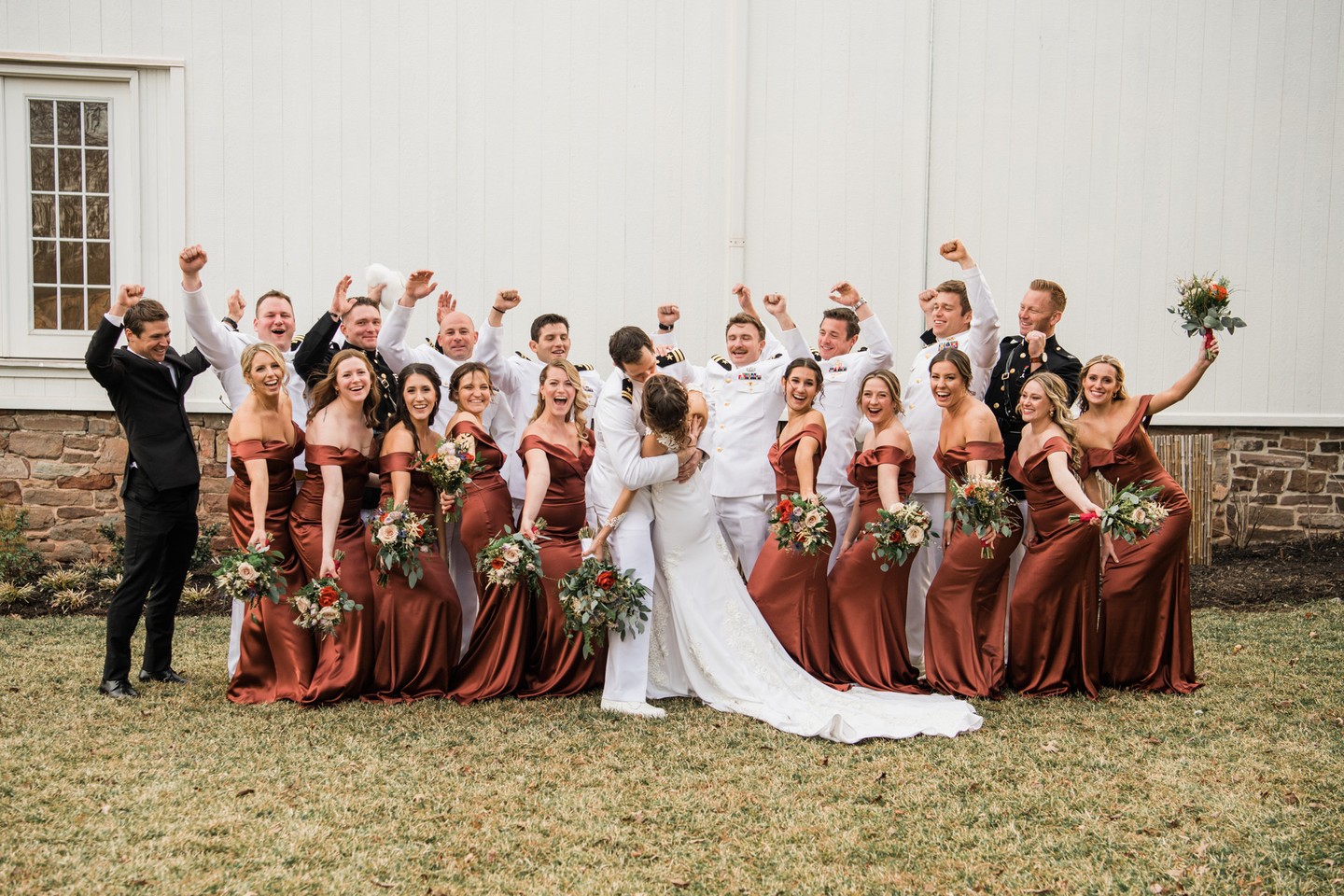 It might still be August, but as a Maryland wedding photographer, I know my fall wedding weekends always book up first. The vibrant energy you see here, especially with a fantastic group like this, is exactly why autumn dates are so popular!
If you're looking to get married in Fall of 2026, I highly recommend reaching out as soon as possible!
Photography: @saravarsphotography
Reception Venue: @thetannerybarn
Photography: @saravarsphotography
Bridal Gown: Laurie Anne Benko @RestichedDesigns
Wedding Coordinator: @kb_shoreeventplanningllc
Hair/MUA: @beautyonlocationdmv
Florals: Frank Tunzi
Reception: @thetannerybarn
Catering: @rougecatering
DJ: @dj_sir_chris
—
📸 Sara Vars Photography
💍 Wedding, Engagement & Branding Photographer
📖 Specializing in Classic Editing & Storytelling Style Photography
📍 Maryland, DC, Virginia
🔗 Link in bio for Availability 📅
—
#FallWedding #2026Bride #MarylandWeddingPhotographer #DMVWeddings #WeddingPlanning #BookNow #SaraVarsPhotography #WeddingPartyGoals #AutumnWedding #dmvwedding #dmvweddings #dmvweddingphotographer #dmvbride #dmvbrides #frederickweddingphotographer #gettysburgweddingphotographer #taneytownwedding