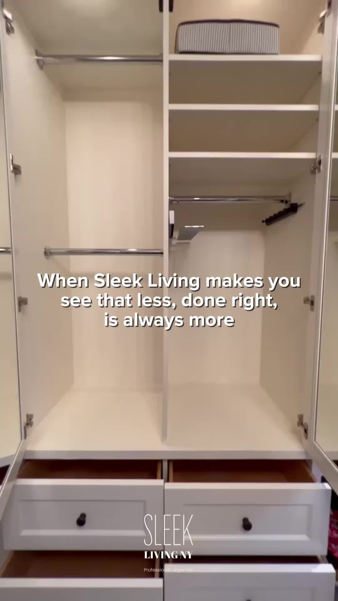 β¨ Less is always more with Sleek Living πΏ
Hire our services and enjoy outstanding care π‘π€
-
#organizedhome #professionalorganizer #nyc #sleekliving #homeorganizationtips