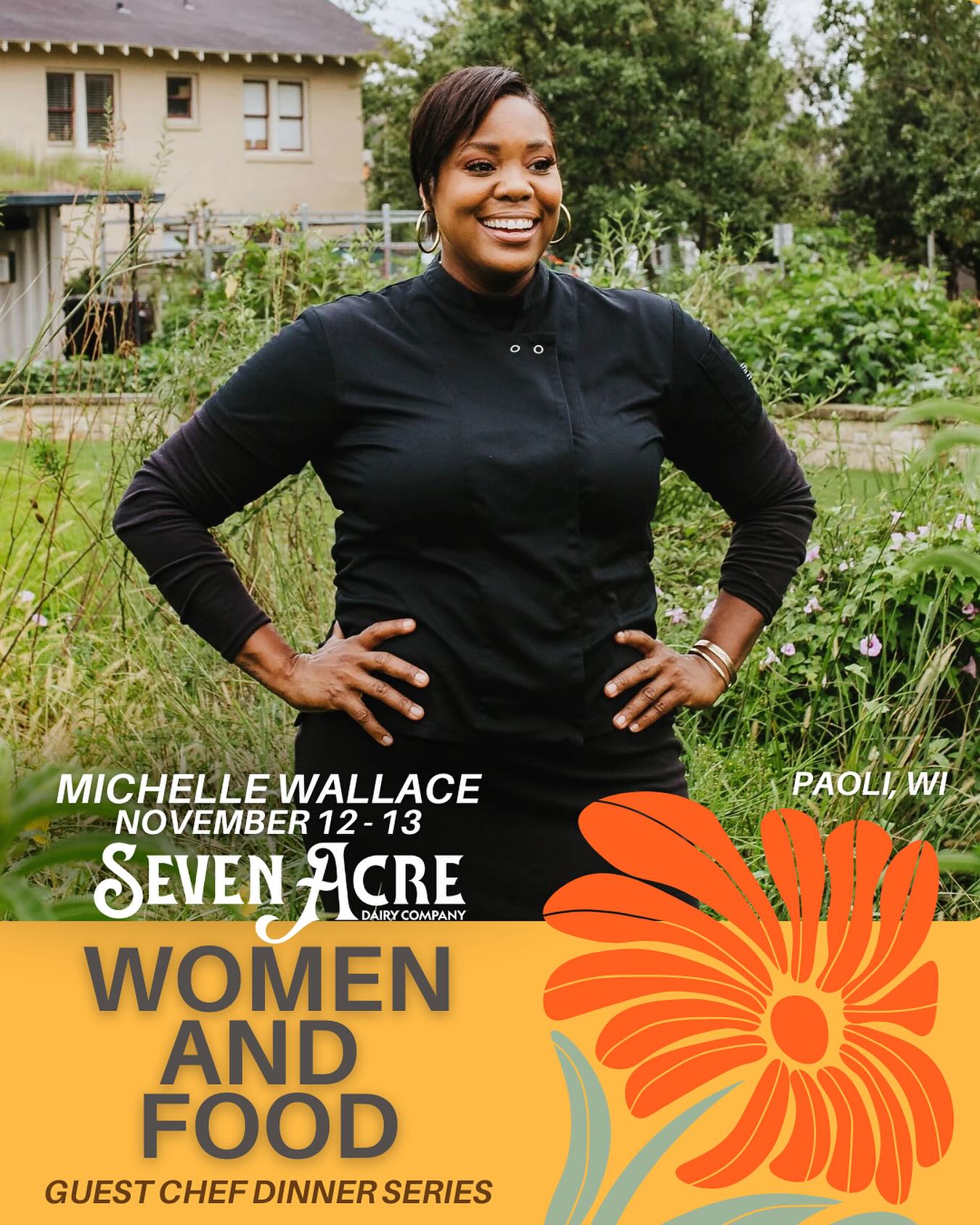 Ok yall…I have a good one for you…
I have the beautiful opportunity to cook at @sevenacredairyco this November for their Women In Food Guest Chef Dinner Series!
A phenomenal list of incredibly talented women who are trailblazers, pioneers and superstars from our community will be serving up some delicious eats throughout the fall in the heart of Wisconsin.
There is a link in my bio to check out the list of women and dates. And while you are there, grab tickets to one or all of them!! lol
I have the great pleasure of cooking for two nights. So you have double the opportunity to come eat some amazing food with me at the Seven Acre Dairy Co Team!
Y’all save this post and share it with friends…we want to make this dinner series unforgettable!
#ilovecookingandtravelling