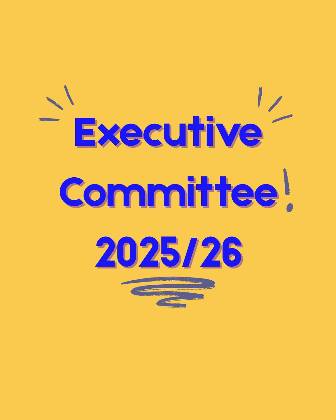 Introducing the JCR committee for 2025/26, starting with the exec 💙💛