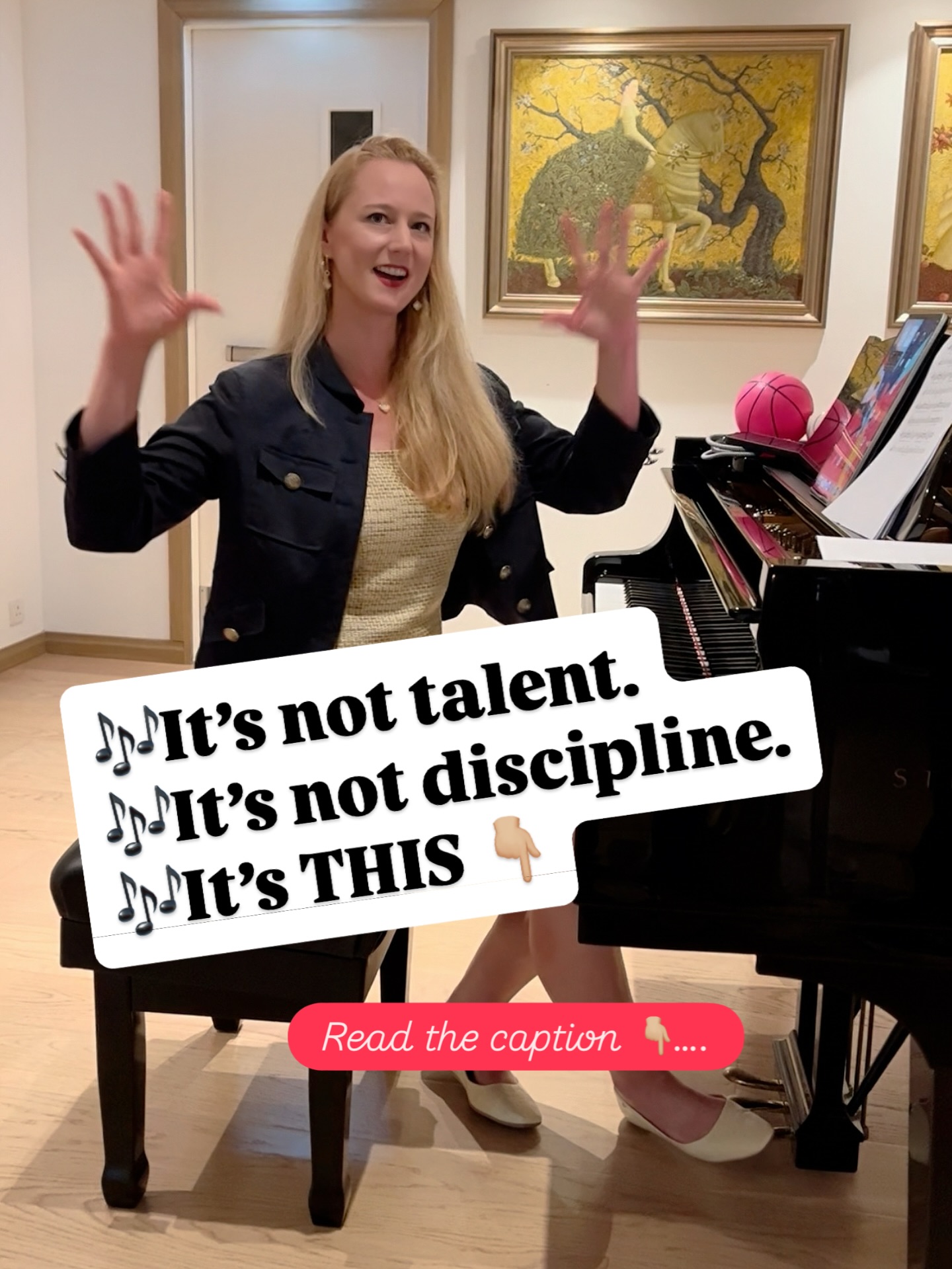 Looking back, the biggest thing music has given me isn’t talent.
It isn’t discipline either.
👉 It’s patience.
And let’s be honest… today we’re more rushed than ever.
Amazon Prime ships faster than we practice scales.
Impulse control? Ha — gone the moment Netflix asks “Next episode?”
But music? It refuses to be rushed.
It teaches kids (and us!) to slow down, listen, repeat, and let things grow.
Imagine how life might feel if you had a little more patience every day?
#music #musicteacherlife #musictherapy #musically #pianoteacherlife