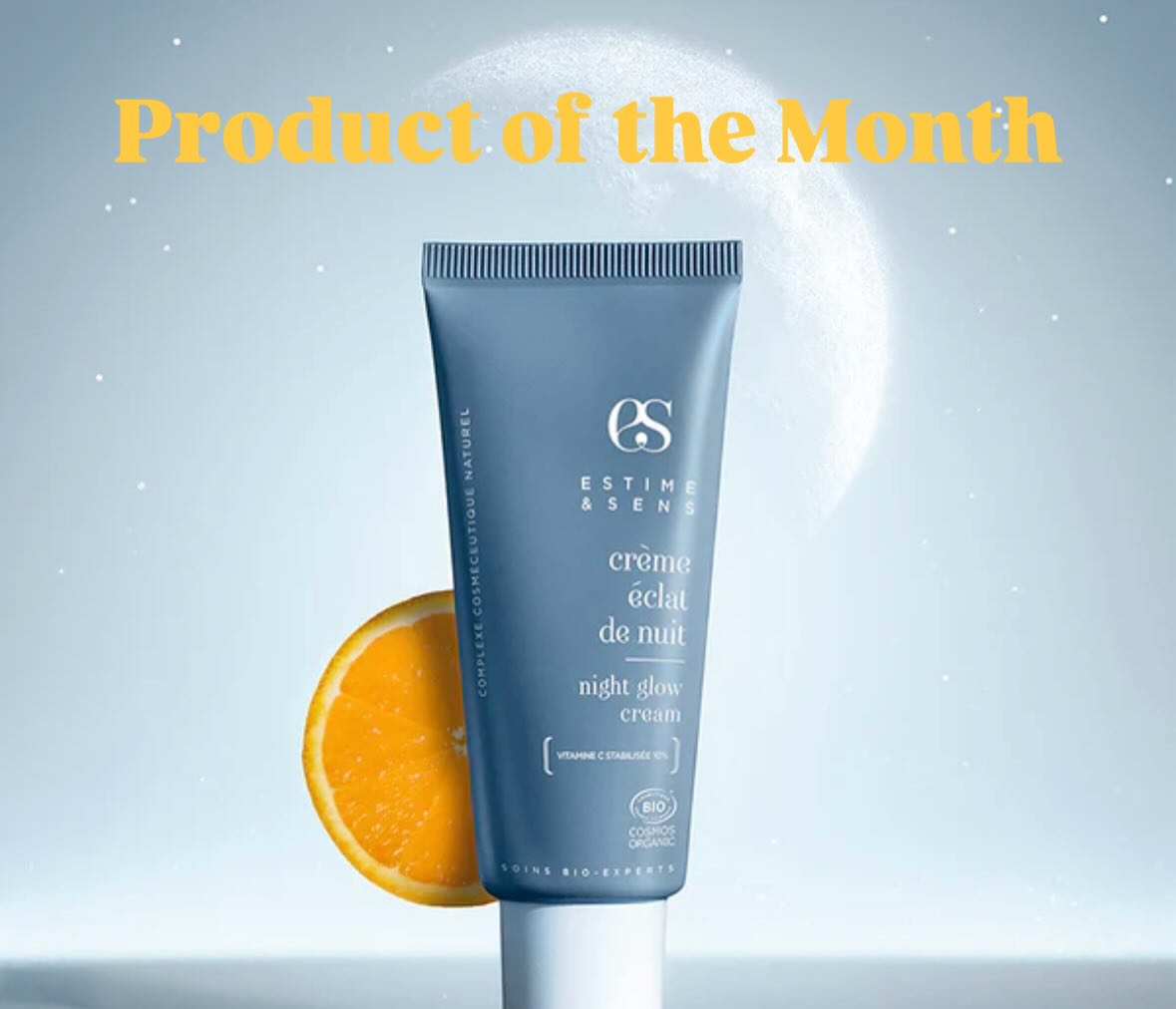 Regenerate at night, shine during the day with our PRODUCT OF THE MONTH!
Give your skin a specific, certified organic treatment during the night thanks to our 10% stabilised vitamin C night radiance cream.
A true ally against dull complexions, its dual anti-blemish action with 10% stabilized vitamin C and the 3% Sophobright complex allows the skin to regenerate during the night, waking up with a radiant, even complexion and visibly plumper skin.
Stabilised 10% Vitamin C is a powerful antioxidant active ingredient, working overnight to boost your skin’s natural radiance, even out skin tone and reduce the signs of aging.
The best news is its comfortable cream-powder texture is suitable for all skin types.
This month find it in the salon at the reduced price of £47 instead of £52…..your skin will thank you. Xx