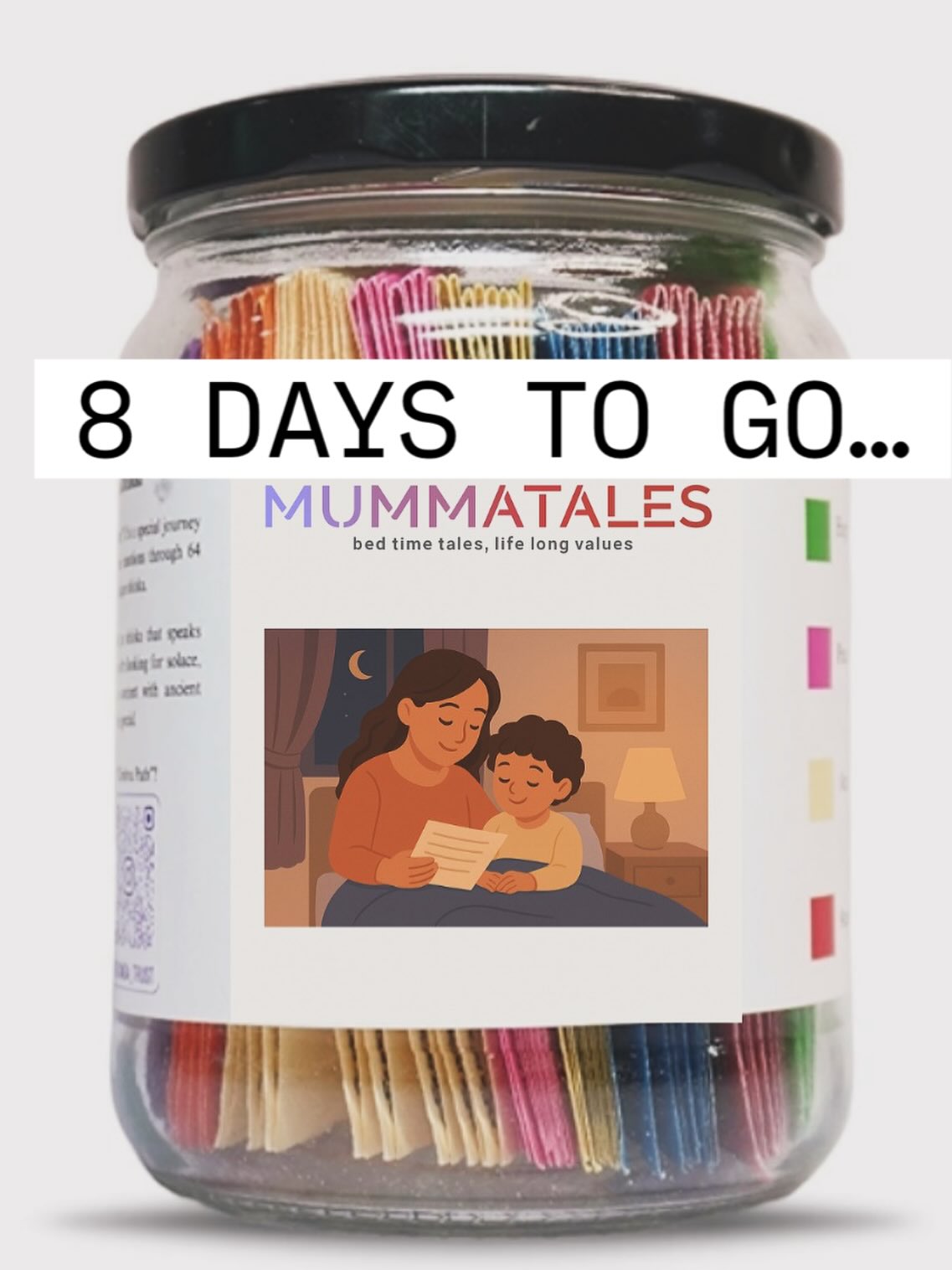 MUMMATLAES
тЬиThe countdown begins - 8 days to go..
Each story slip is designed to impart valuable morals such as braveness, respect, and kindness.
тЬиInspiring your child to adopt long-lasting values.
рдХрд╛рдЙрдВрдЯрдбрд╛рдЙрди рд╢реБрд░реВ тАУ рд╕рд┐рд░реНрдлрд╝ 8 рджрд┐рди рдмрд╛рдХреА!
ЁЯМЯ рд╣рд░ рдХрд╣рд╛рдиреА рд╕реНрд▓рд┐рдк рдЗрд╕ рддрд░рд╣ рдмрдирд╛рдИ рдЧрдИ рд╣реИ рдХрд┐ рдмрдЪреНрдЪреЛрдВ рдХреЛ рд╕рд╛рд╣рд╕, рд╕рдореНрдорд╛рди рдФрд░ рджрдпрд╛рд▓реБрддрд╛ рдЬреИрд╕реЗ рдореВрд▓реНрдп рд╕рд┐рдЦрд╛рдПред
тЬи рддрд╛рдХрд┐ рдЖрдкрдХрд╛ рдмрдЪреНрдЪрд╛ рдЕрдкрдирд╛рдП рд╡реЛ рд╕рдВрд╕реНрдХрд╛рд░ рдЬреЛ рдЬреАрд╡рдирднрд░ рд╕рд╛рде рд░рд╣реЗрдВред