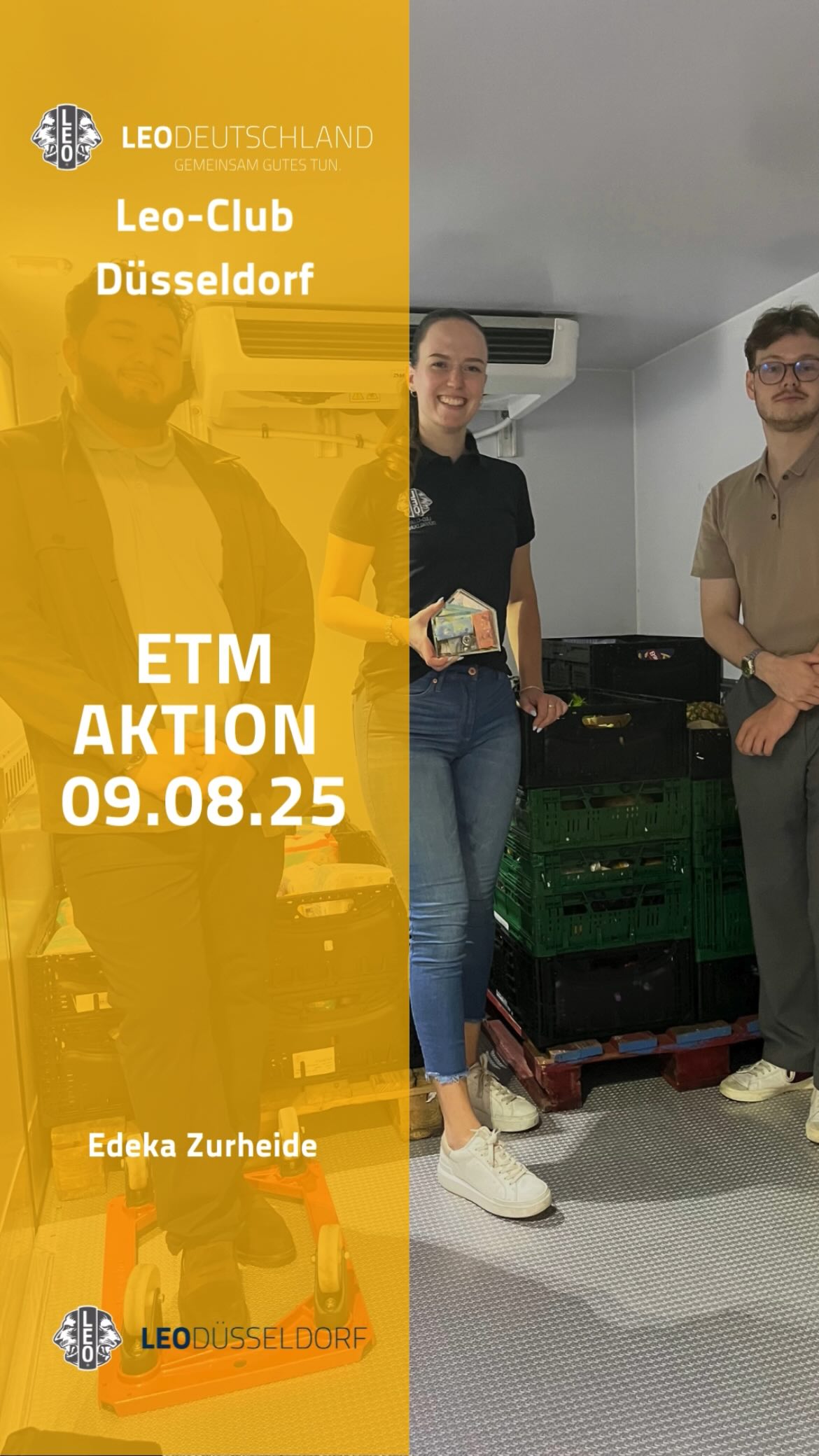 Letzte Woche haben wir eine erfolgreiche „Ein Teil Mehr“-Aktion zugunsten der @tafel_duesseldorf durchgeführt und dadurch einige Sachspenden für Bedürftige gesammelt! Danke an alle Helfer und Spender - wir freuen uns schon auf die nächste ETM!🛒🥫🪥🧴🛍️