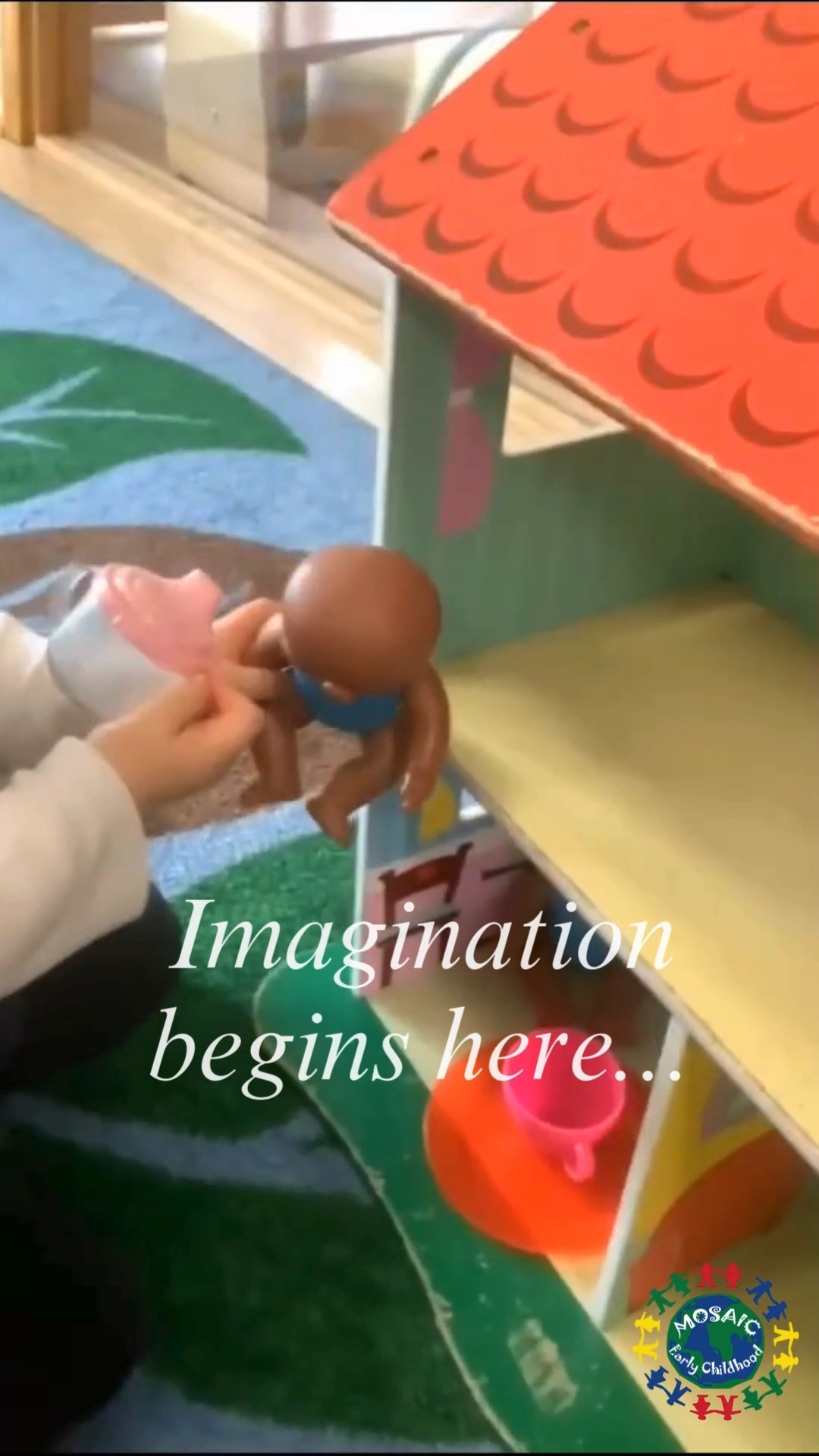 🍼 Caring through play!
When children feed their dolls, they’re practicing empathy, imagination, and self-care — all in one sweet moment. 💛
At Mosaic, every bottle, hug, and giggle helps build a kinder world.
#MosaicMoments #EarlyLearningMagic #ImaginativePlay #CaringHands #PreschoolSkills #ChicagoFamilies #SkokieStrong #dollhouse #playtime