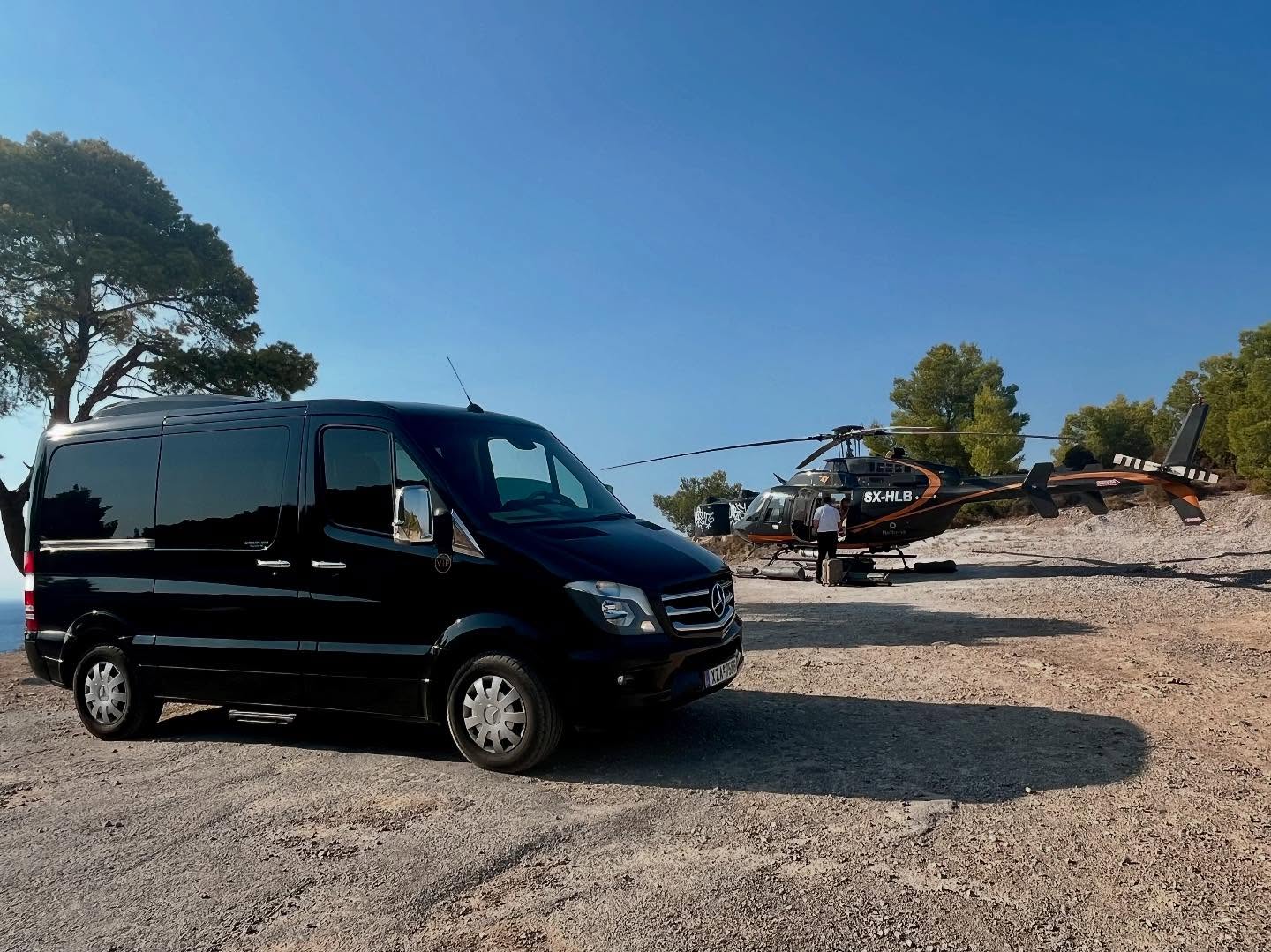 Travel with style…#allaroundspetses #viptransfer #heliport #spetsesisland