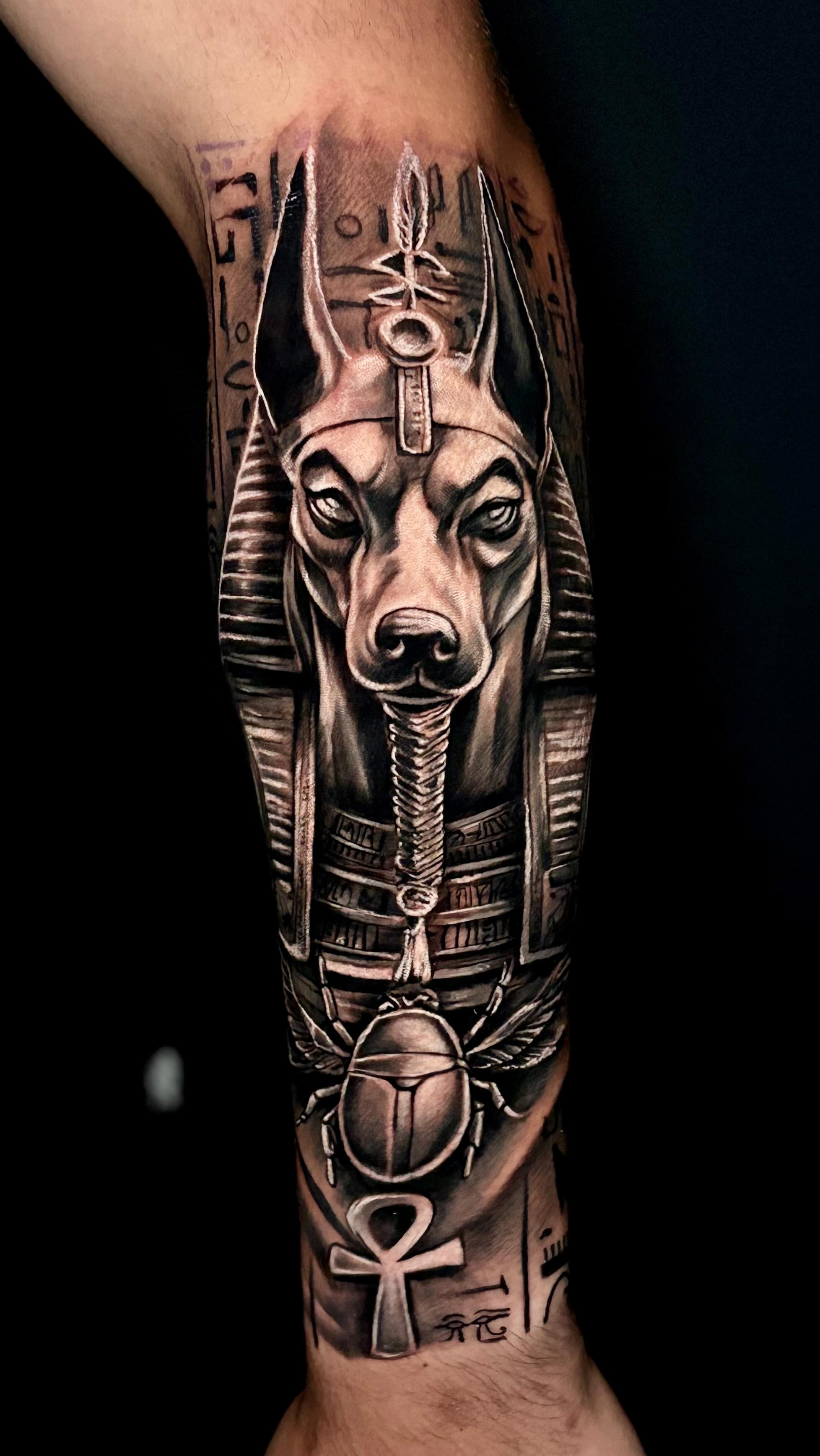 Anubis was the ancient Egyptian god of mummification and the afterlife, often depicted with the head of a jackal. His name means “royal child” and he guided souls through the underworld, protecting them on their journey.
You don’t need a new tattoo. You need the right one. Let’s talk:
💬 DM to book your free consultation
📞 938-666-6977
📧 areyou.thirstyforink@gmail.com
📍Huntsville, Alabama
.
.
.
.
.
#tattooculture #tattoocolor #tattooedlife #tattooinstagram #tattooedpeople #tattooofinstagram #tattoofineline #tattoostagram #tattoodrawing #tattoosupply #lovetattoos #tattoosupplies #tattooinked #menwithtattoos #inspirationtattoo #tattooers #tattooman #tattooinkspiration #tattoocollector #tattoosforwomen #tattoomen #simpletattoo #tattoomaster #womenwithtattoos #tattoorealism #tattoosformen #tattoowoman #delicatetattoo #tattoosocial #kwadron