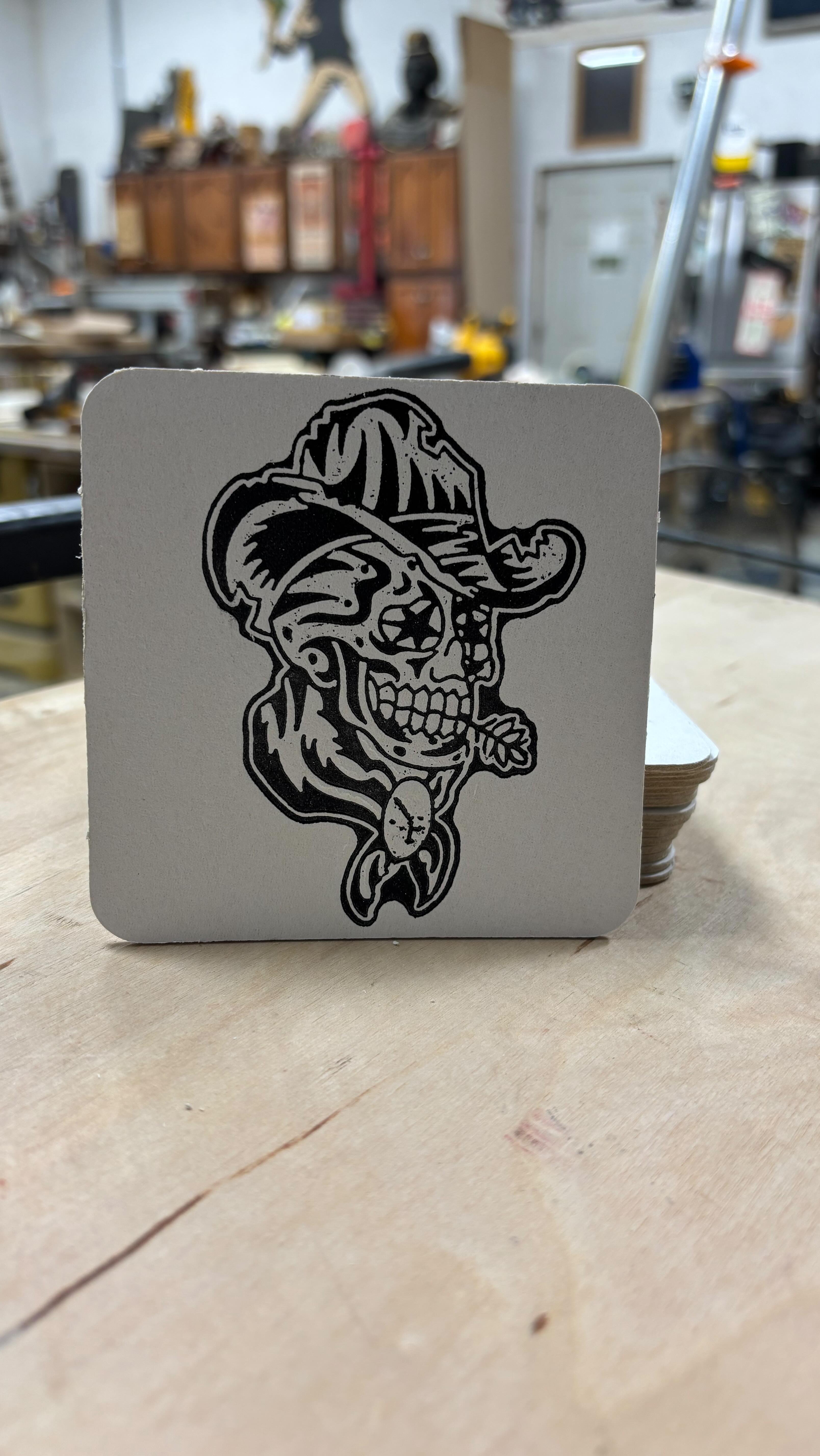 I loved this design so I turned it into a coaster for Josh. Go grab yourself a shirt.
#letterpress #coaster #imake