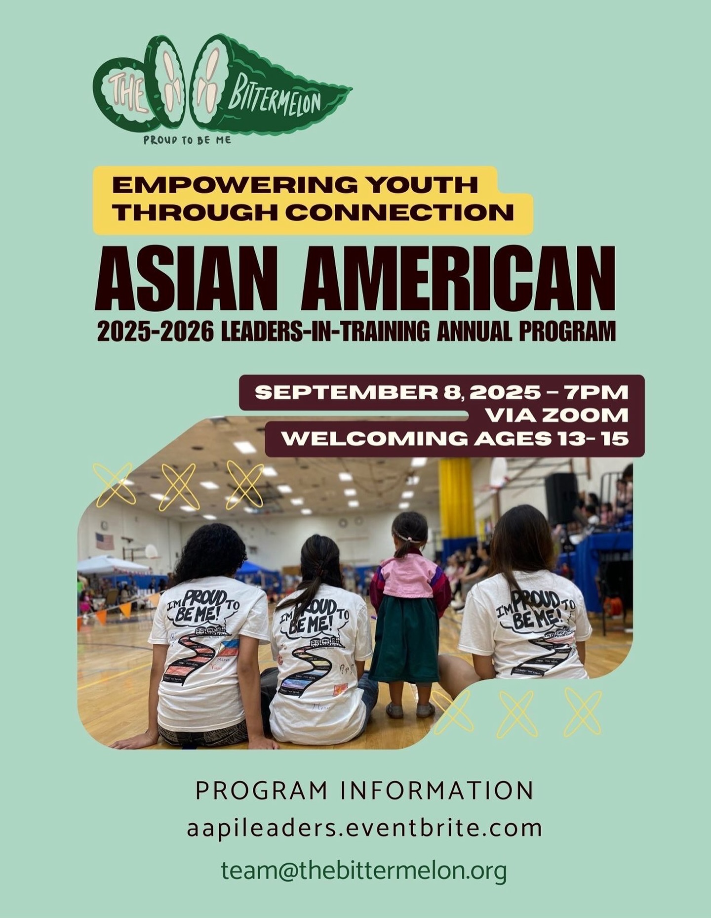 Join us for our upcoming Leaders in Training program!
More details at TheBittermelon.org