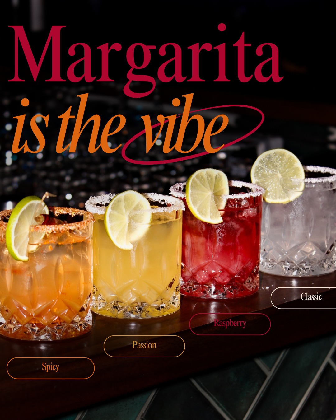Some like it spicy, some like it sweet. 🍸 Four vibes, one Margarita. Which one are you choosing tonight? Come spend your Saturday in Morena the authentic Latin way, with cocktails full of flavor, food straight from the heart of Latin America. 🏝️