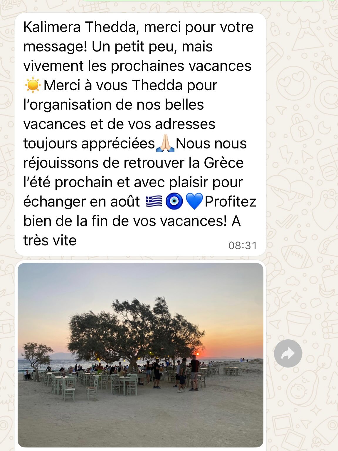 Merci infiniment pour vos messages, photos, partages. L’été touche doucement à sa fin et vous êtes très nombreux à être sur place, ou à venir du 7-14/9 à notre Retraite Yoga 🧘🏻♀️ ou à partir cet automne (qui est une saison merveilleuse pour la Grèce).
Oohmygreece c’est vous 🫶💙 #greeksummer #retraiteyoga #retraiteyogagrèce #greeceallyearround #octoberingreece #endofsummer #happyvacation