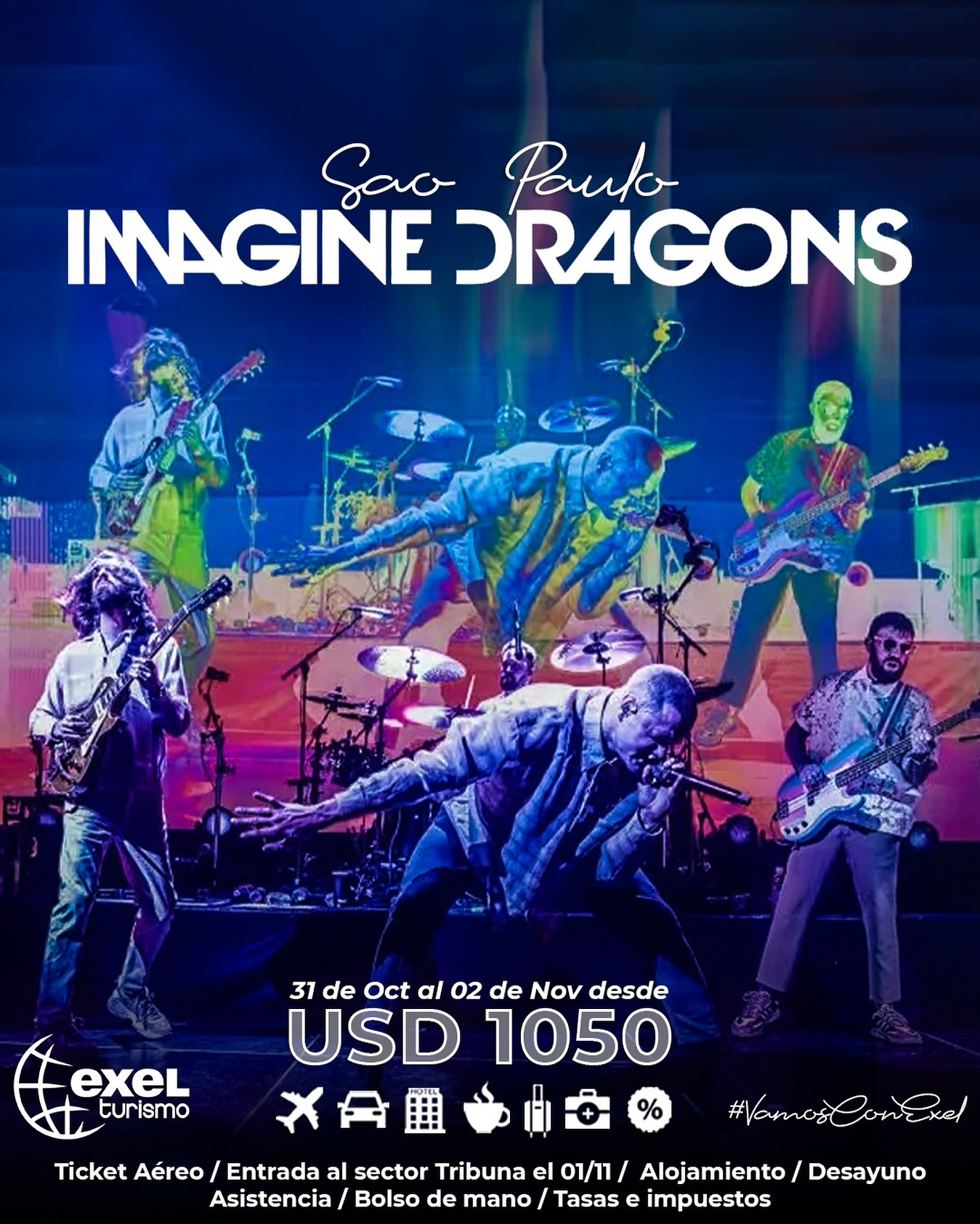 Imagine Dragons 🤩
Escribinos 📲
#Viaje #VamosConExel