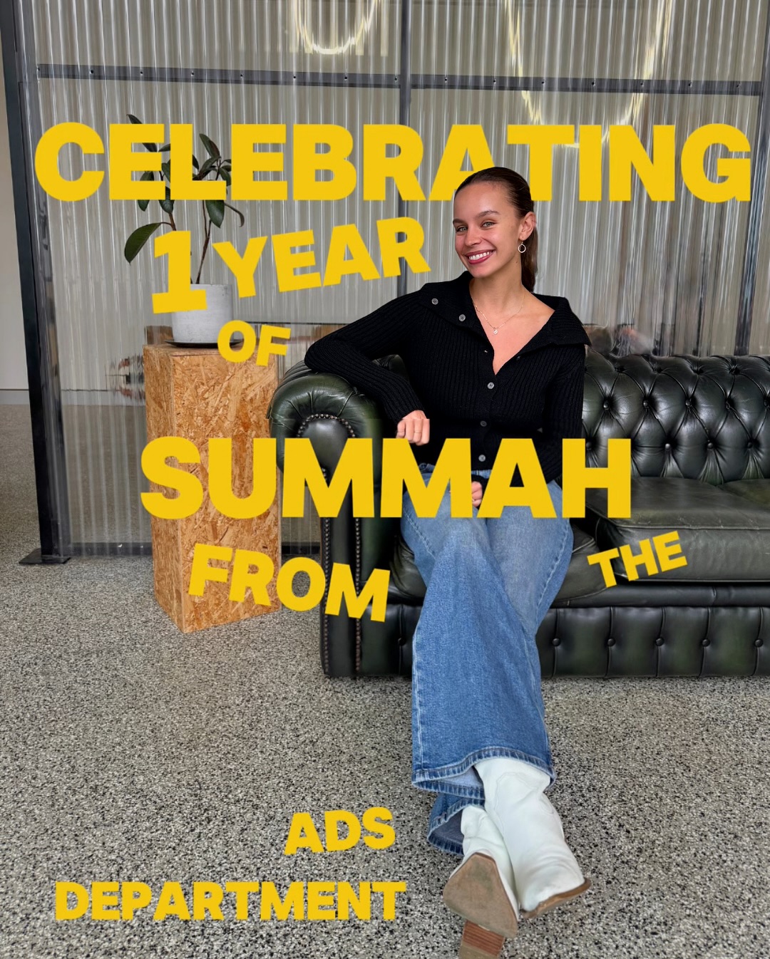 A big hell yeah to Summah’s first year with us. The office genuinely adores having you and Bentley wreaking havoc day in and out xo