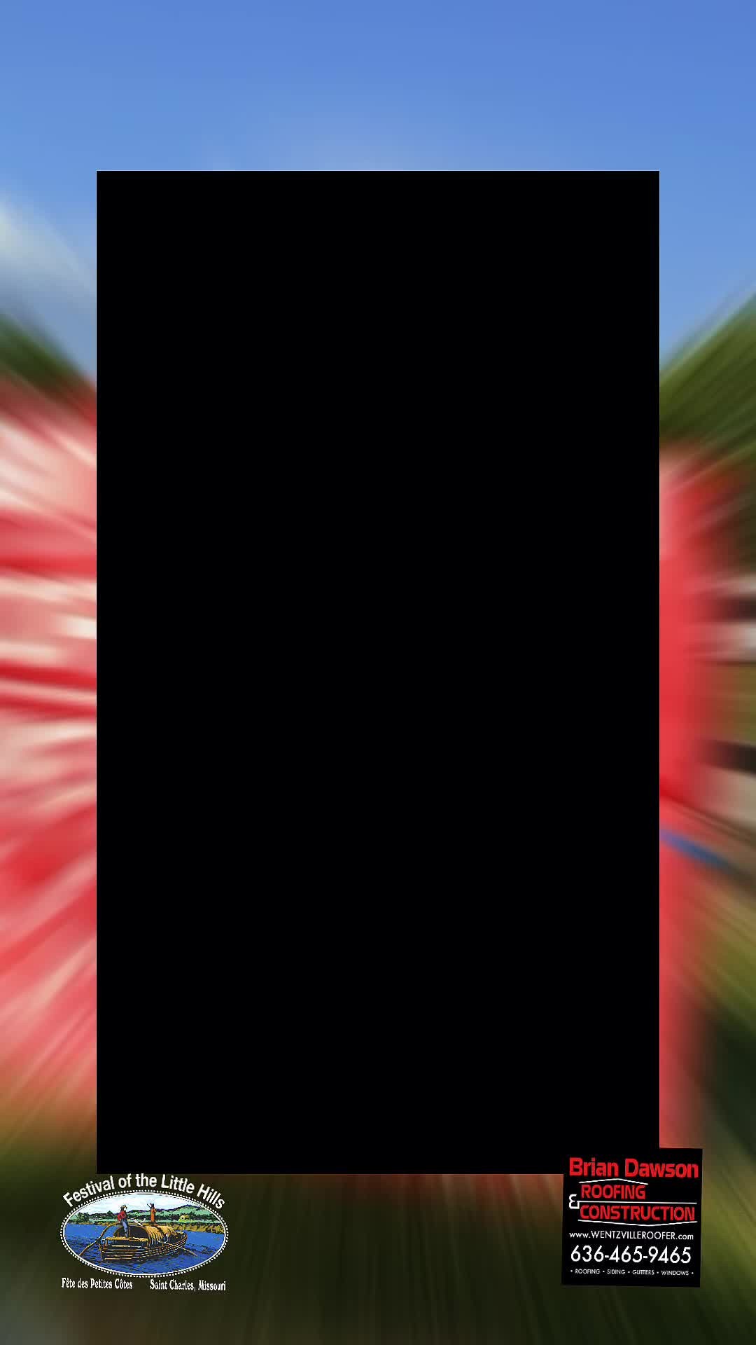 The sun goes behind the buildings on the west side of the street around 5:30, just in time to join us for live entertainment, a tall glass of ice cold beer(or soda), great food and lots of wonderful arts and craft vendor’s.
Festival of the Little Hills
Open tonight until 10pm
Brian Dawson Roofing, LLC @midwest.aerial.precision