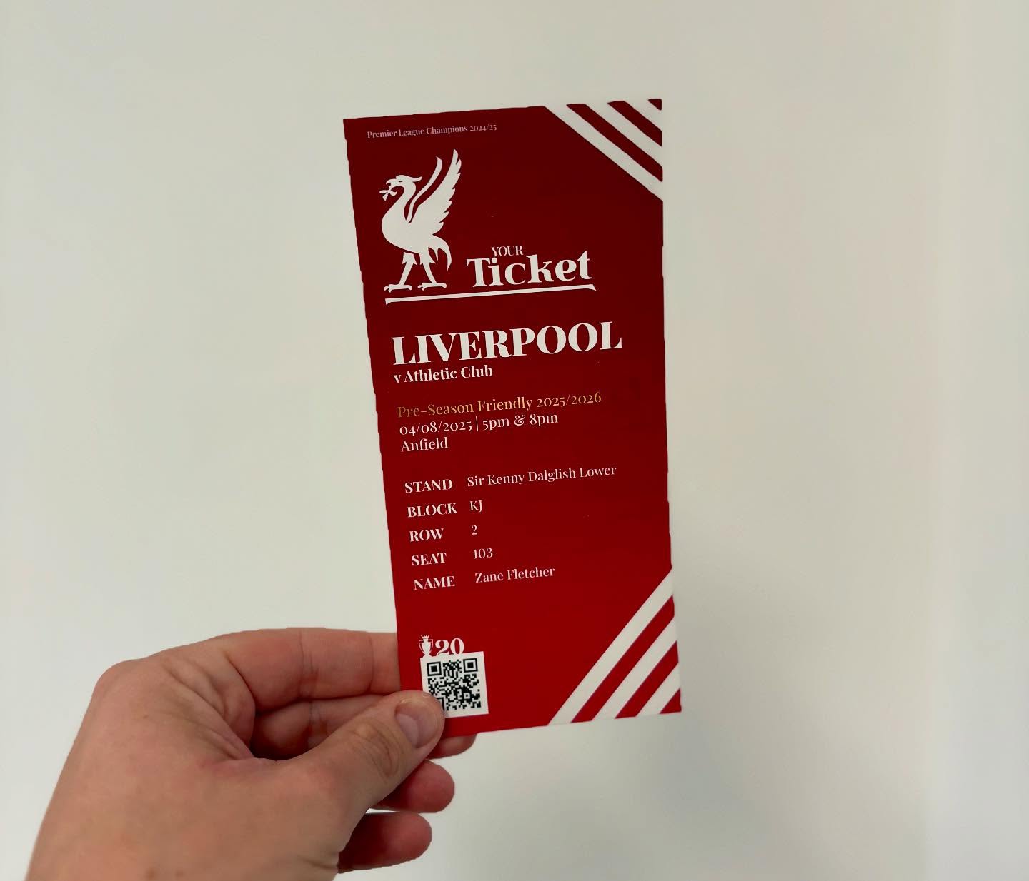 โฝ๏ธ Premier League Kick Off
Tonight sees the return of the Premier League, as the champions Liverpool host Bournemouth at Anfield.
Seems like a good time to show you a new release, the first for 2025-26! This was for a pre season friendly but will be the #LFC design for home and away fans this season!