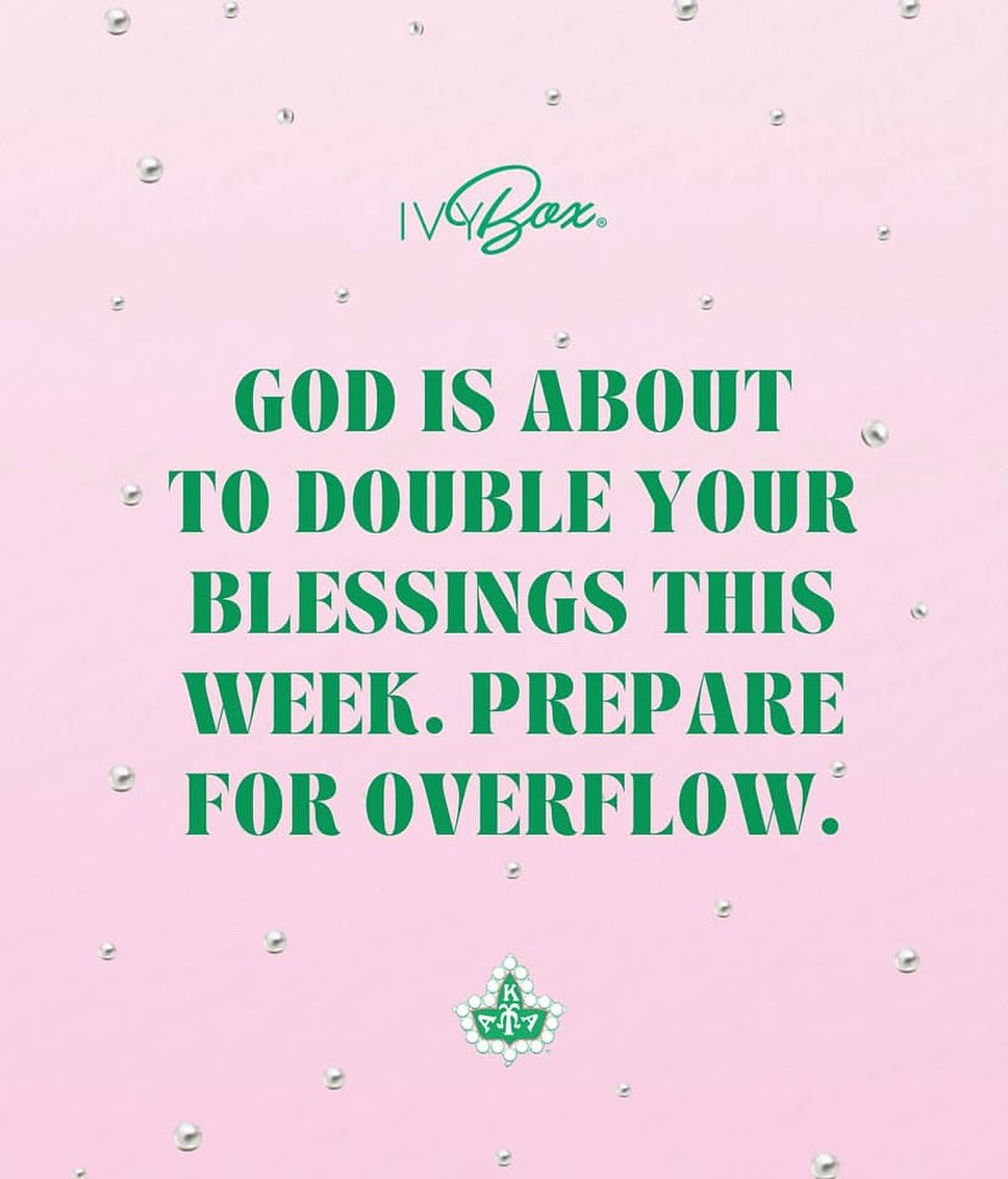 God I am ready to receive all that you have for me! Thank you my sweet AKA for the reminder! 💗💚 all day!