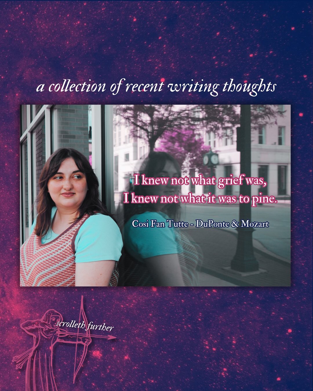 I have been spending a lot of time figuring out what the next project is, so I apologize foe the lack of posting.
#writer #writerthoughts