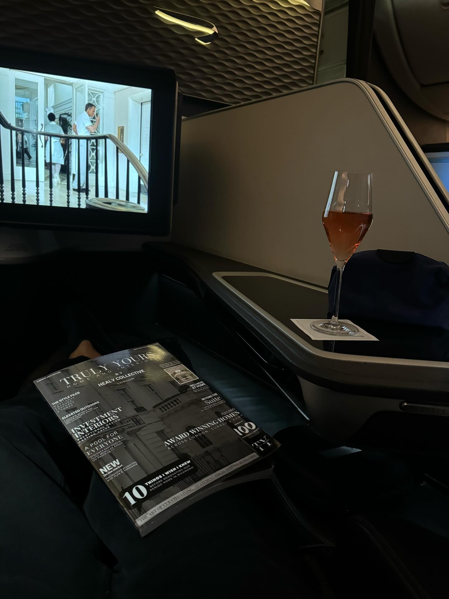 Truly Yours spotted at 30,000 feet 🛩️ @british_airways