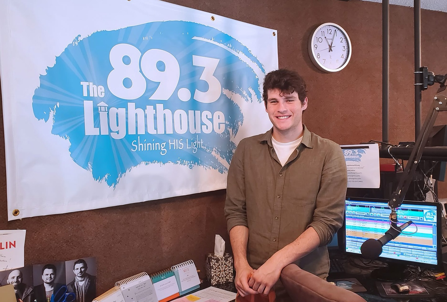 MEET THE TEAM MONDAY:
Dayler Dixon serves in multiple roles at the station, including overseeing station operations, handling digital audio editing, and hosting on-air ministry each weekday evening from 8 to 10 p.m. His work blends technical excellence with a heart for ministry, helping to ensure a smooth broadcast while encouraging listeners through uplifting content.