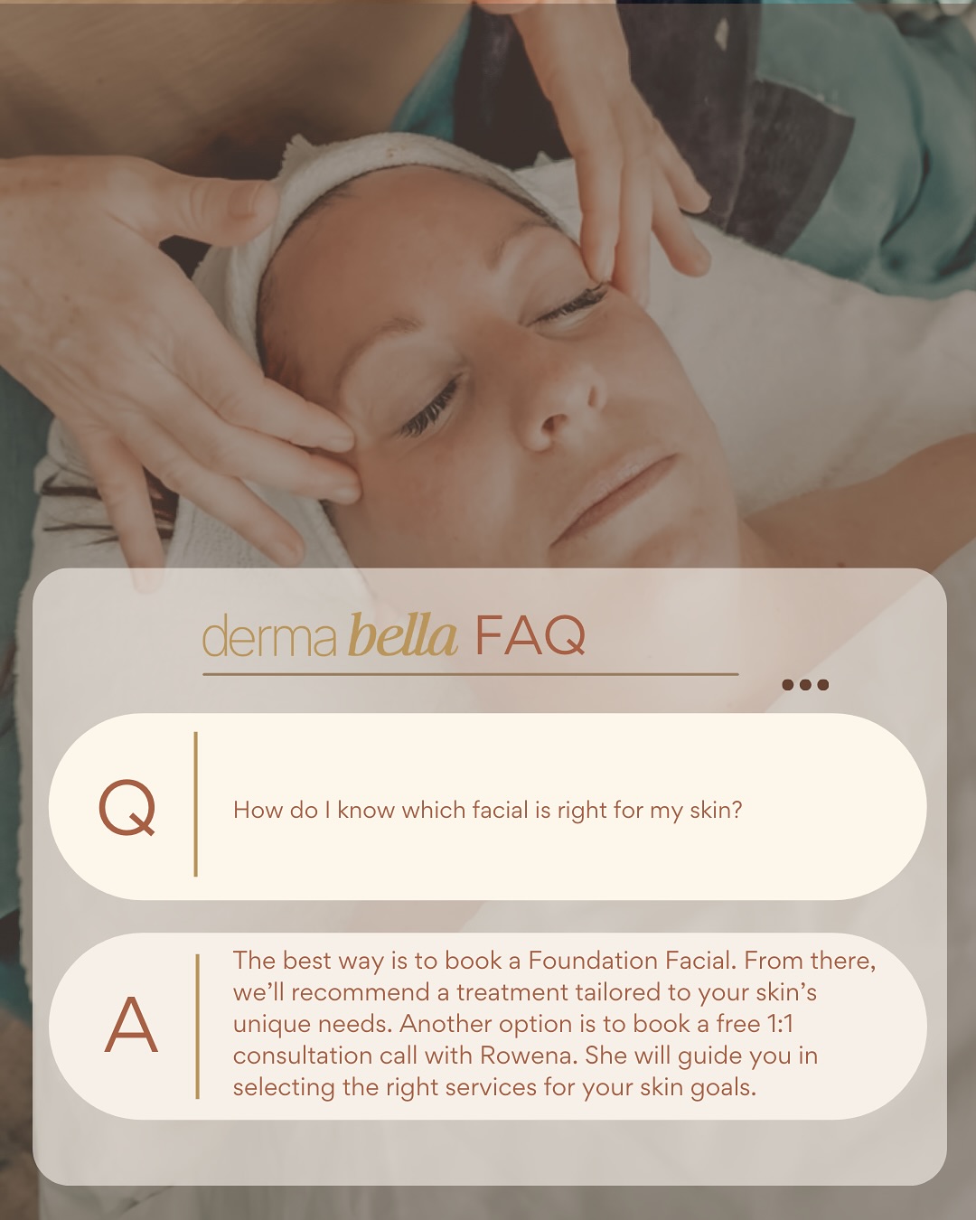 Answering some of your Derma Bella services FAQ’s! Not seeing your question here? Ask away!! ✨