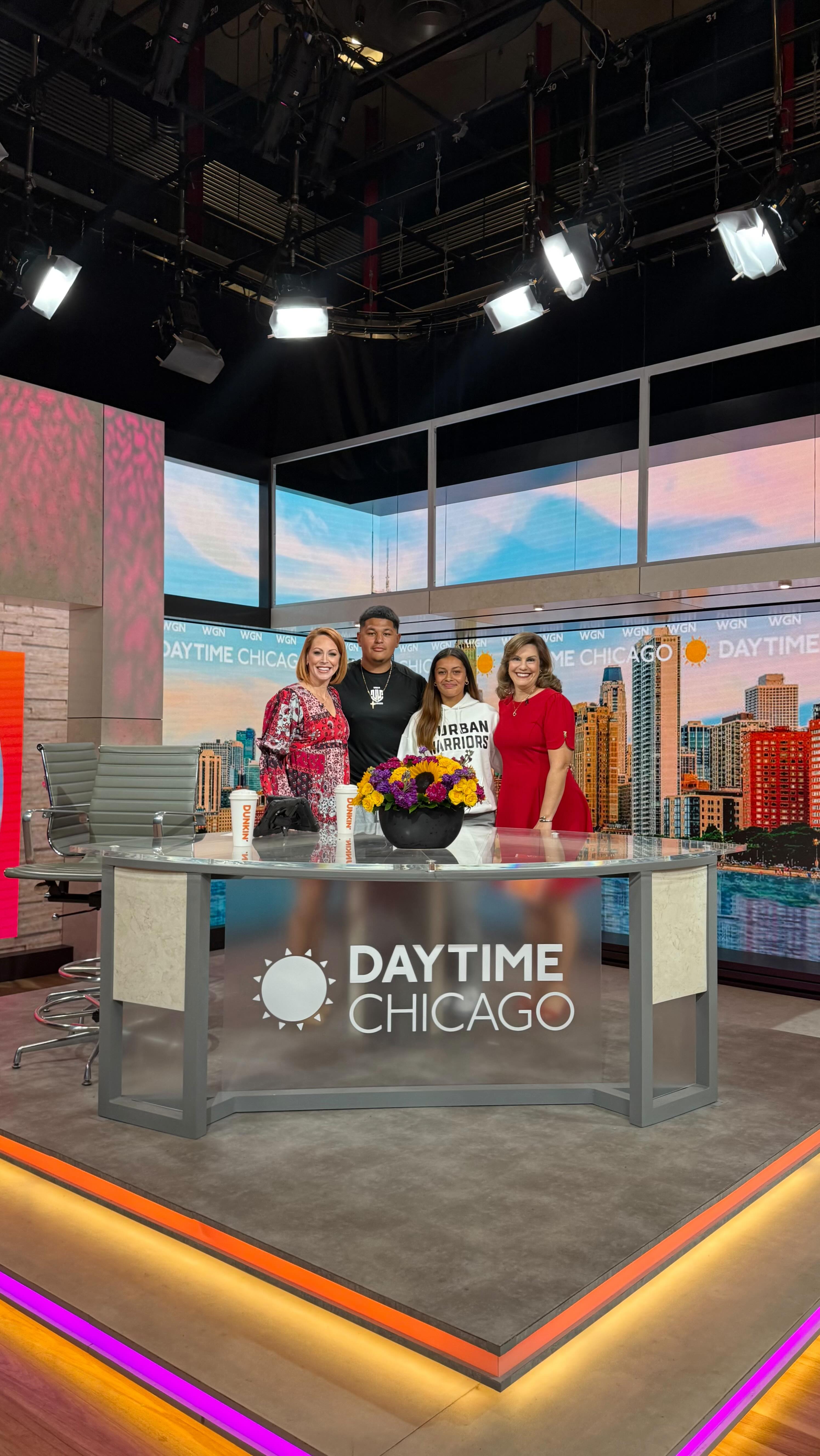 Urban Warriors was featured on Daytime Chicago! 🎥⚾️
Our baseball coach, George, and alum, Bella, represented us beautifully—explaining the meaning behind Clemente Fall Ball and why free, co-ed programming matters so much for youth in La Villita and North Lawndale.
A big thank you to WGN-TV Daytime Chicago for helping us spread the word about building leaders both on and off the field. 🙌
Registration is open until the end of the week for any kids ages 4-17 interested in joining our developmental league. Link in bio. 🌳
#chicagobaseball #northlawndale #lavillita #littlevillage #clementefallball #urbanwarriors