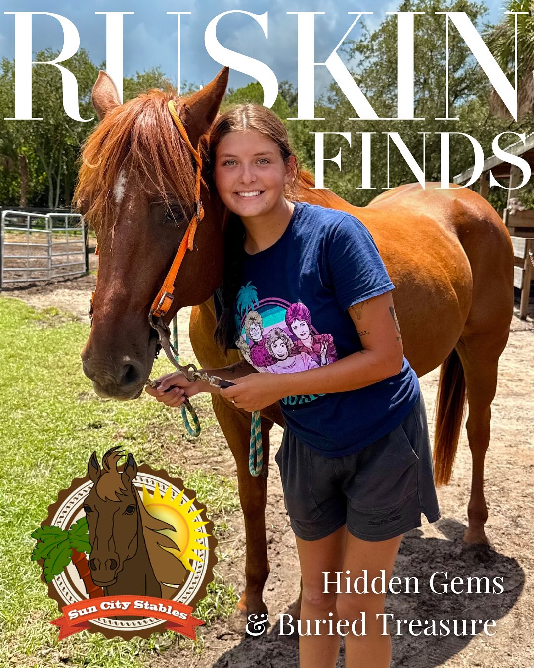 🐴✨ Saddle up, Ruskin! ✨🐴
This week I got to visit @SunCityStables, and let me tell you — it’s more than just horseback riding in Ruskin FL. From beginner-friendly horses (even safe for little ones) to legends like Jenna’s chestnut steed, Trump 🐎, there’s truly something for everyone.
🍂 This October? Pumpkin patch + hayrides are coming!
🌾 Year-round? Riding lessons, family-friendly trails, work-lease programs, and even camping at the stables.
I’ll definitely be back when it’s not 1,000 degrees outside 😅 — who’s coming with me?
📍 Sun City Stables | Ruskin, FL
#HorsebackRiding #RuskinFL #FamilyFun #SunCityStables #TampaBayLife